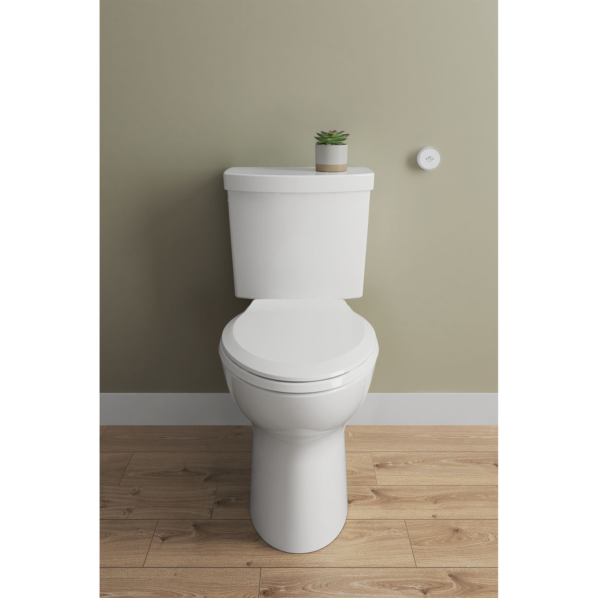 Cadet™ Touchless Chair Height Elongated Toilet Less Seat