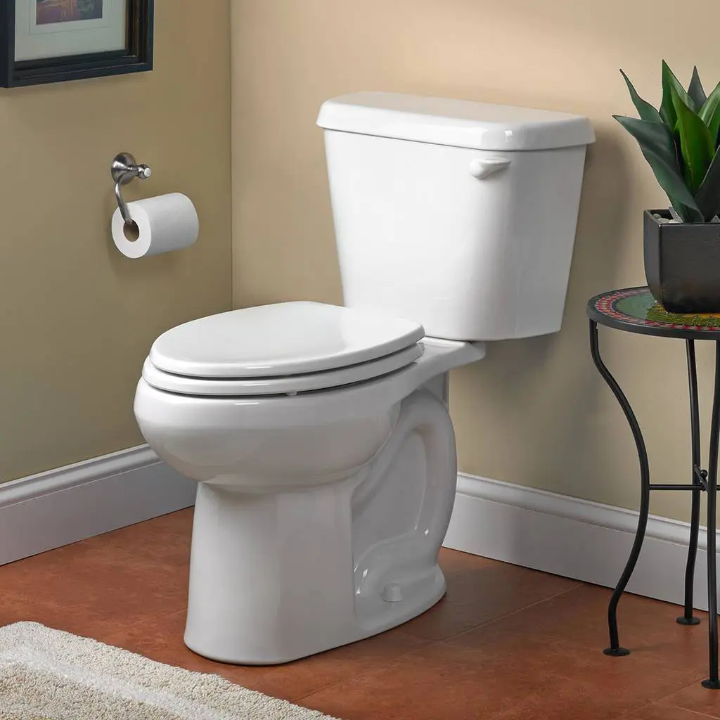 Colony® Two-Piece 1.28 gpf/4.8 Lpf Chair Height Elongated Right Hand Trip Lever Toilet Less Seat