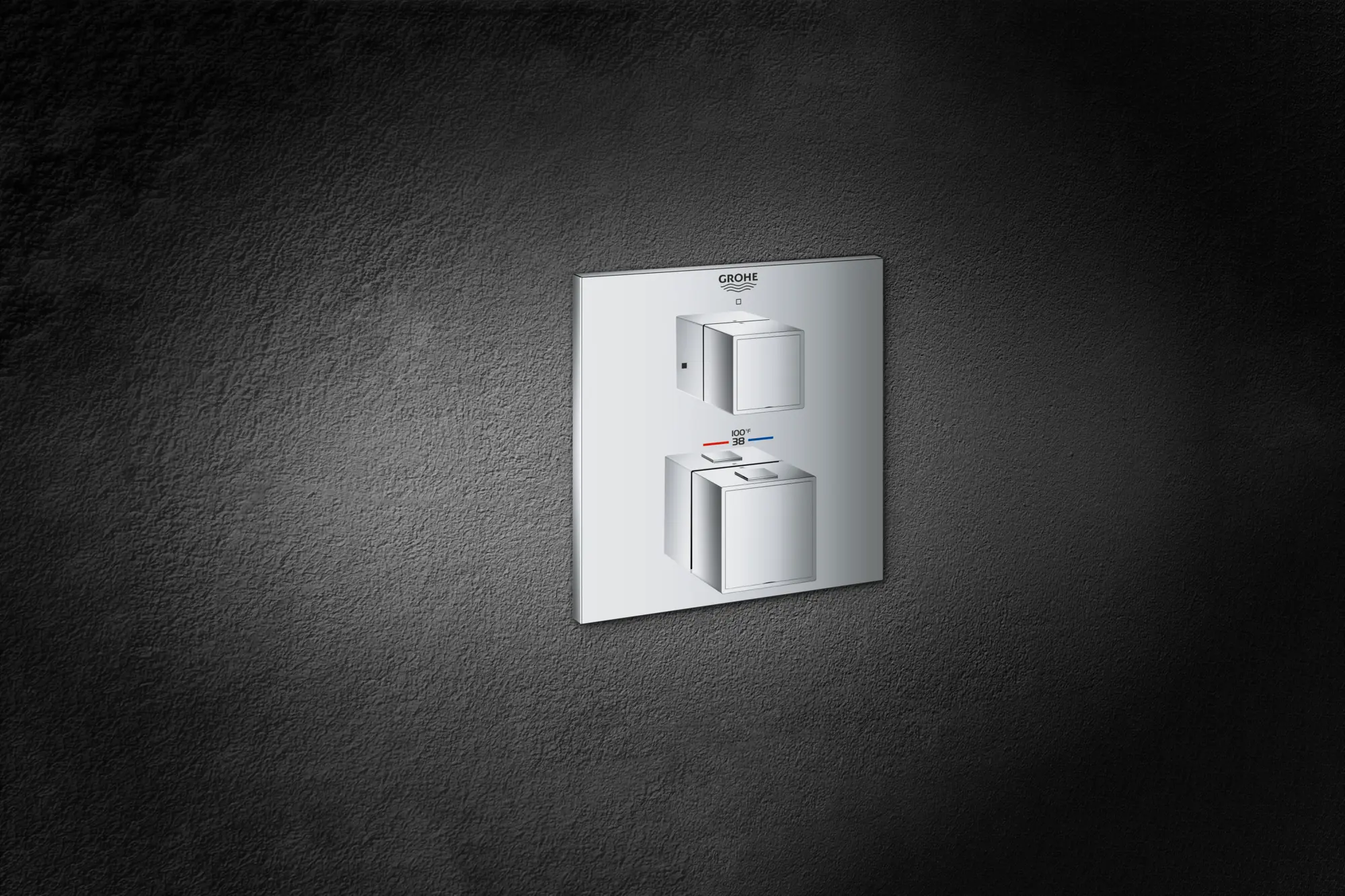 Dual Function 2-Handle Thermostatic Valve Trim