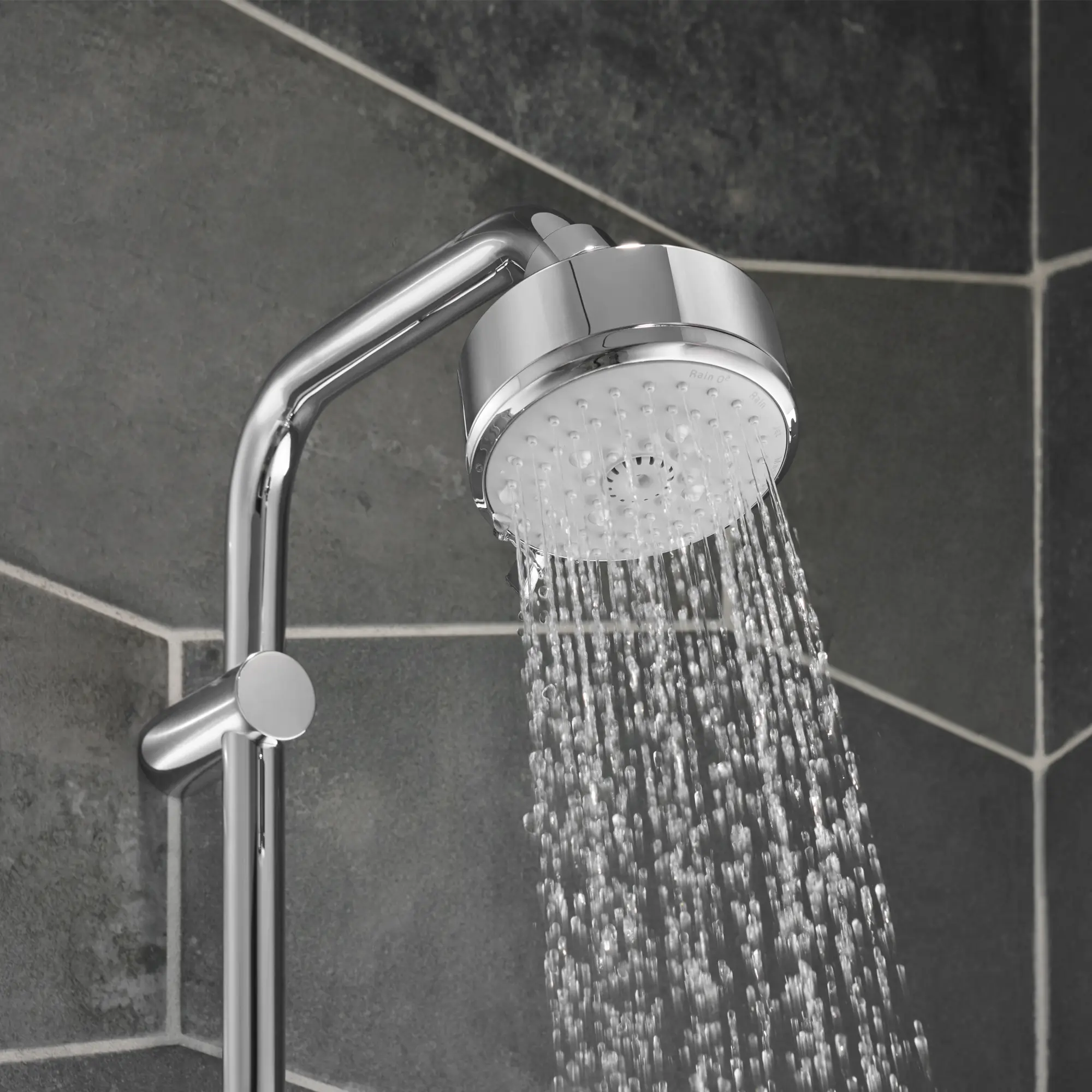 100 Shower Head, 4" - 4 Sprays, 6.6 L/min (1.75 gpm)