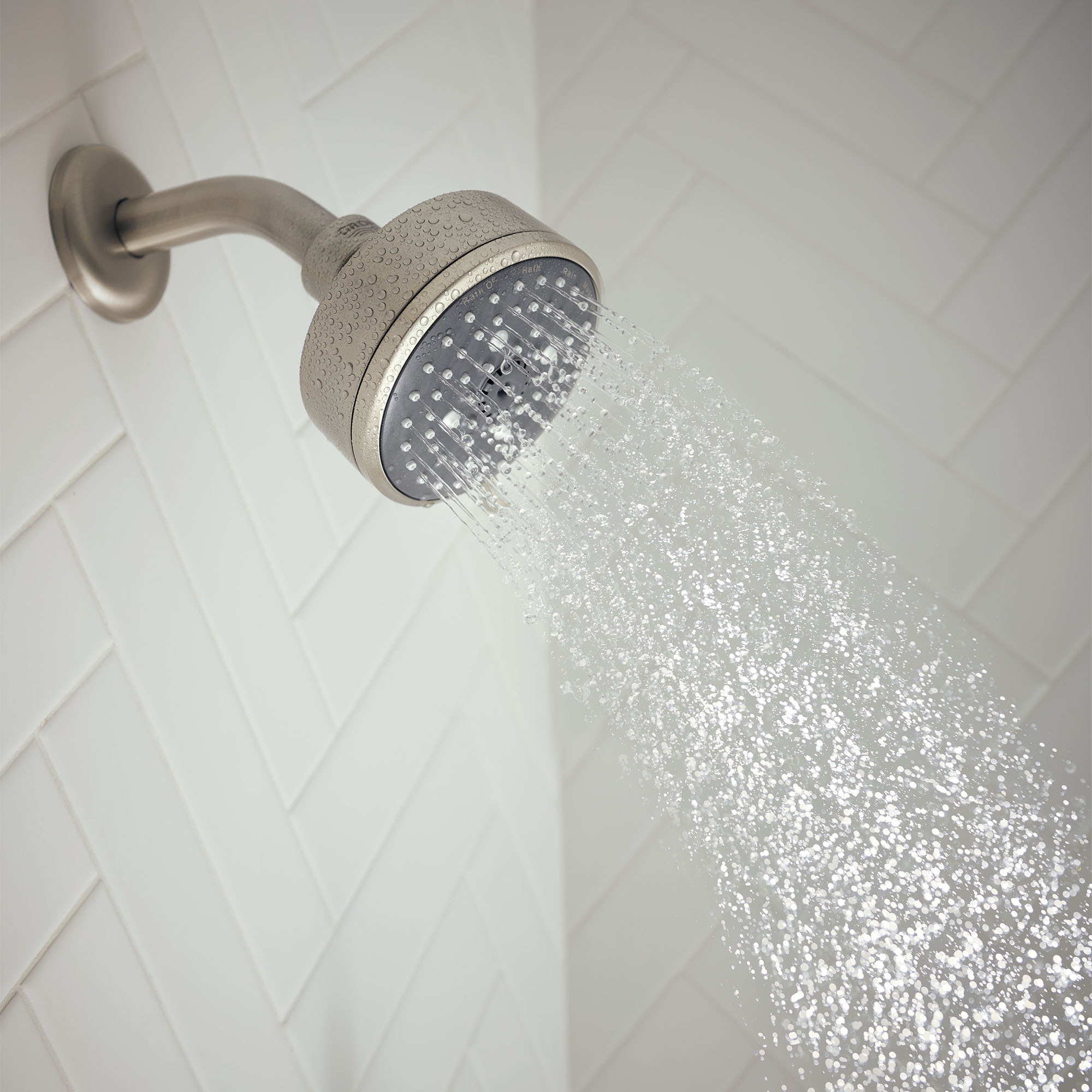 100 Shower Head, 4" - 4 Sprays, 6.6 L/min (1.75 gpm)