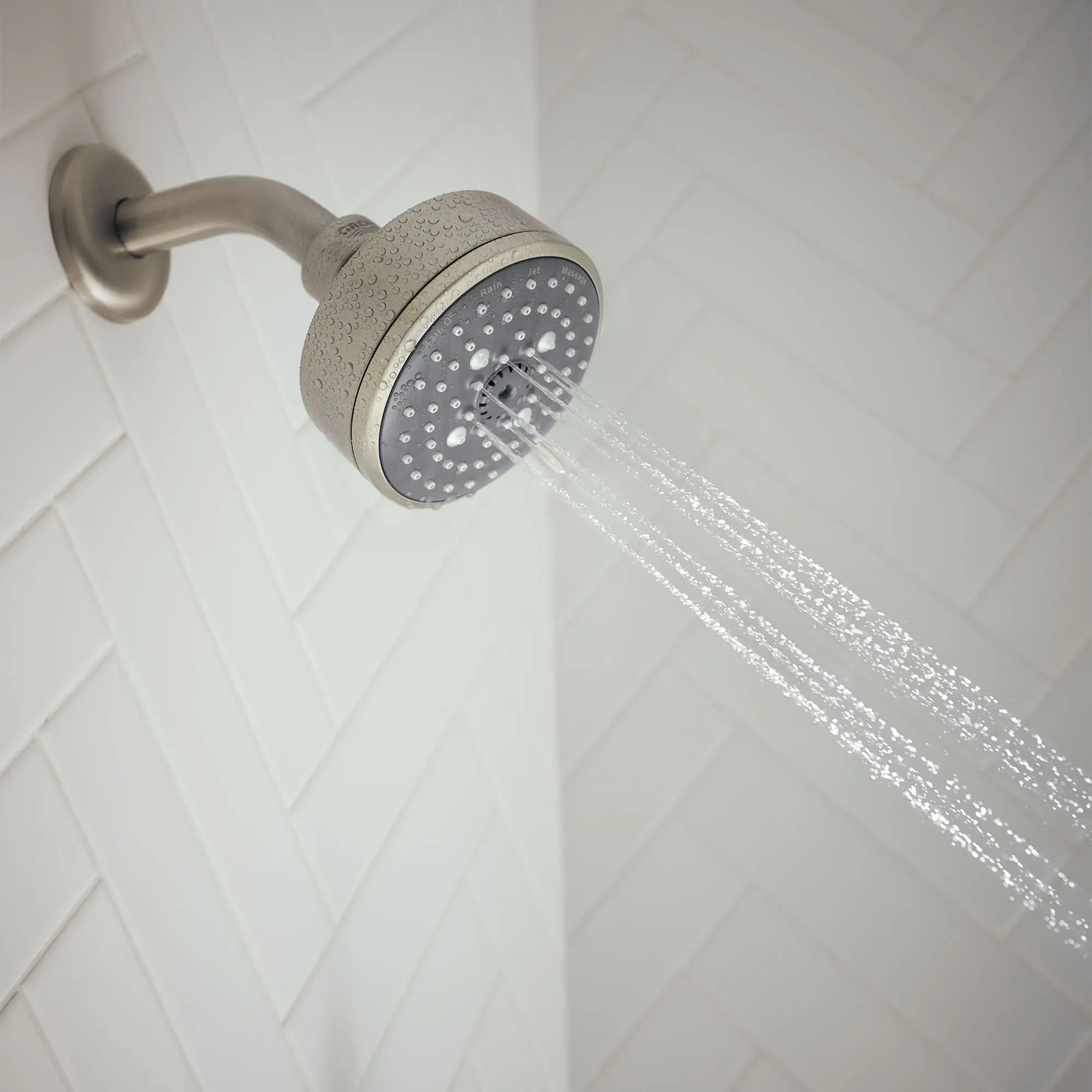 100 Shower Head, 4" - 4 Sprays, 6.6 L/min (1.75 gpm)