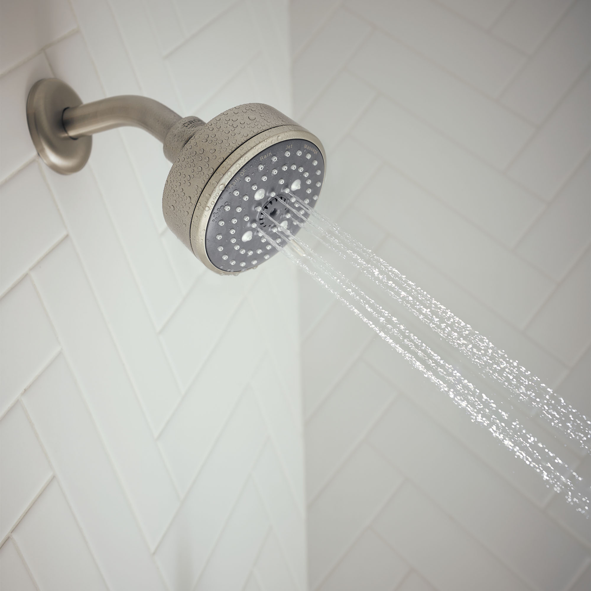 100 Shower Head, 4" - 4 Sprays, 6.6 L/min (1.75 gpm)