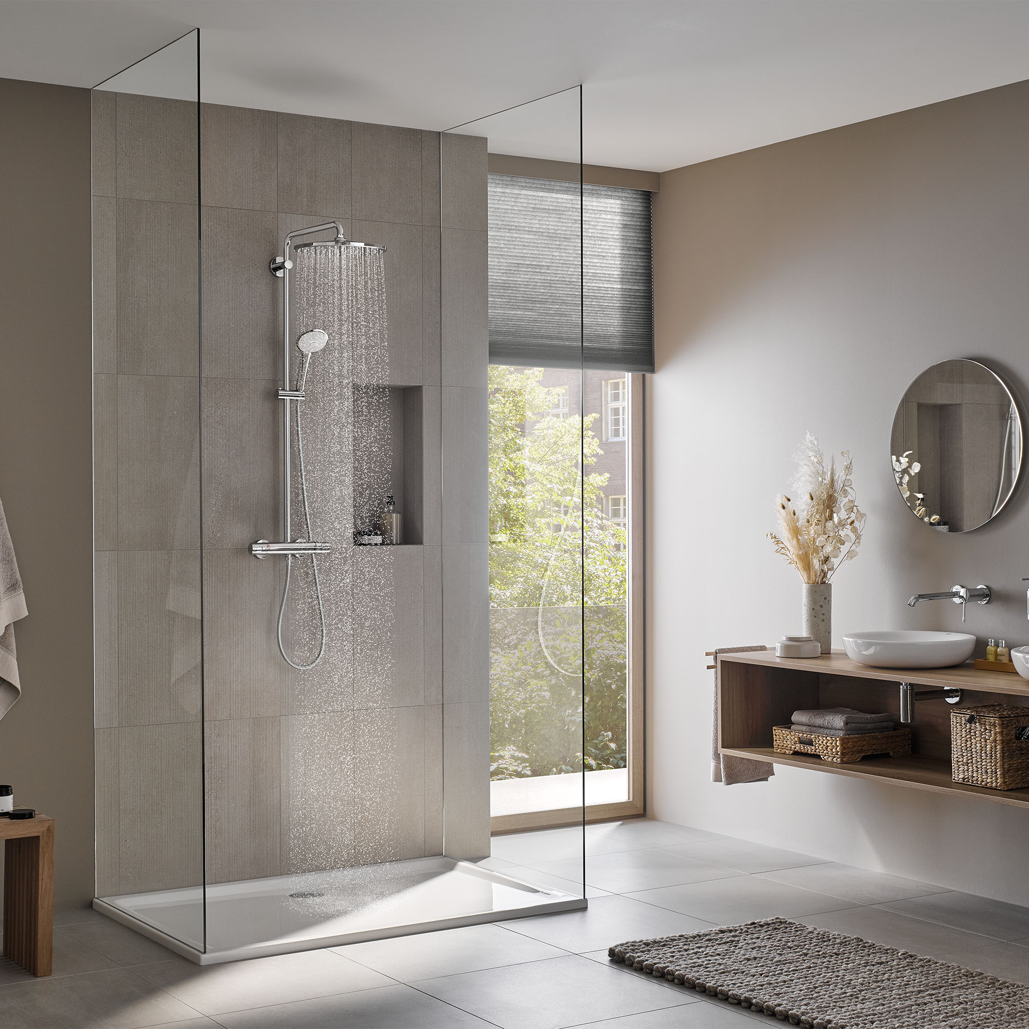 CoolTouch Thermostatic Shower System