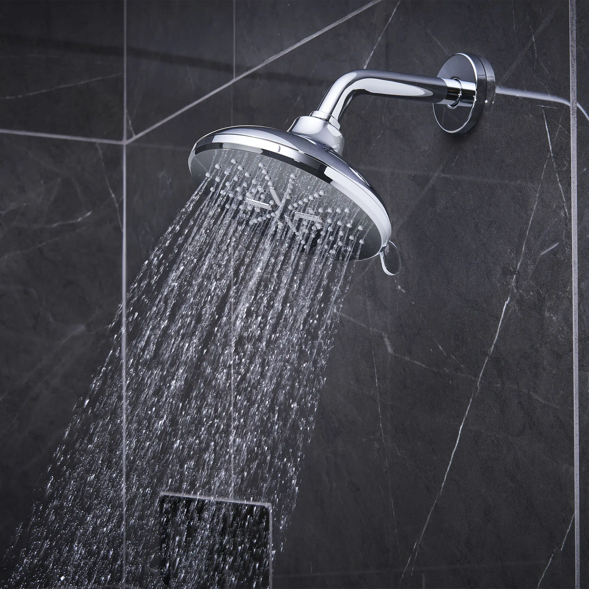 Shower Head, 6-1/2" - 3 Sprays, 1.75 GPM (6.6 L/min)