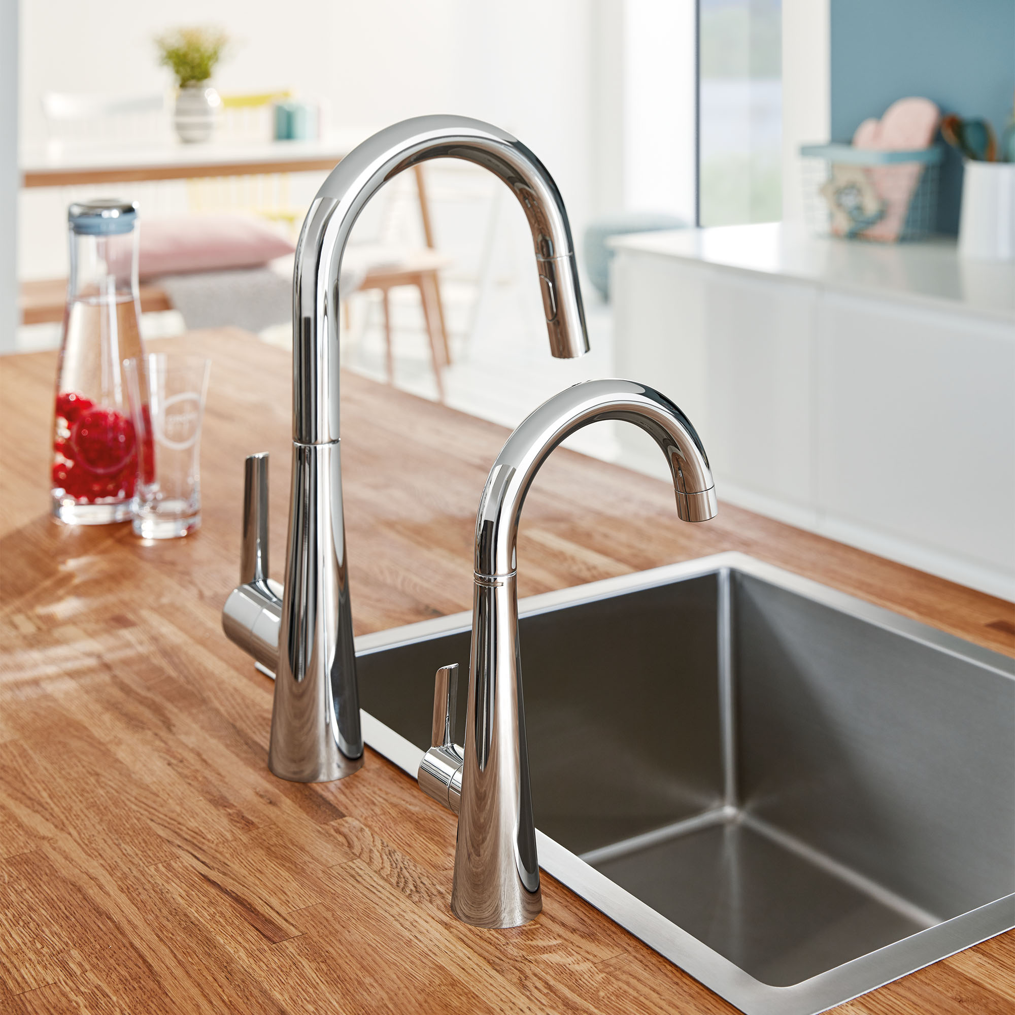 GROHE Zedra Single-Handle Beverage Faucet (Cold Water Only) with Filtration 1.75 GPM (6.6 L/min)