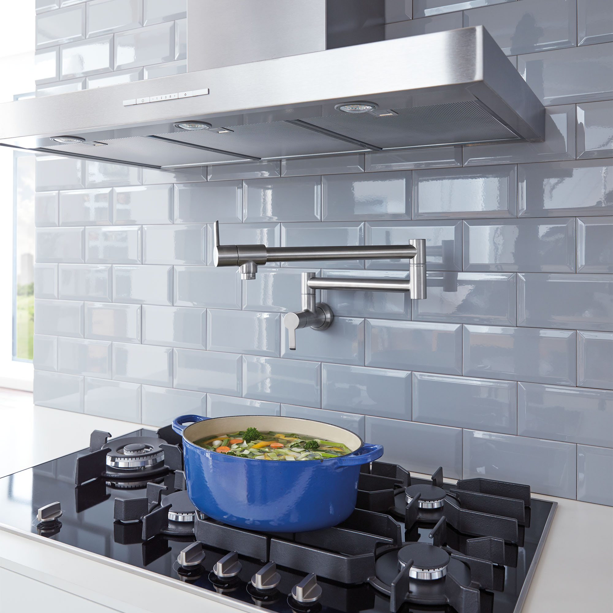 GROHE Zedra 2-Handle Wall Mount Pot Filler