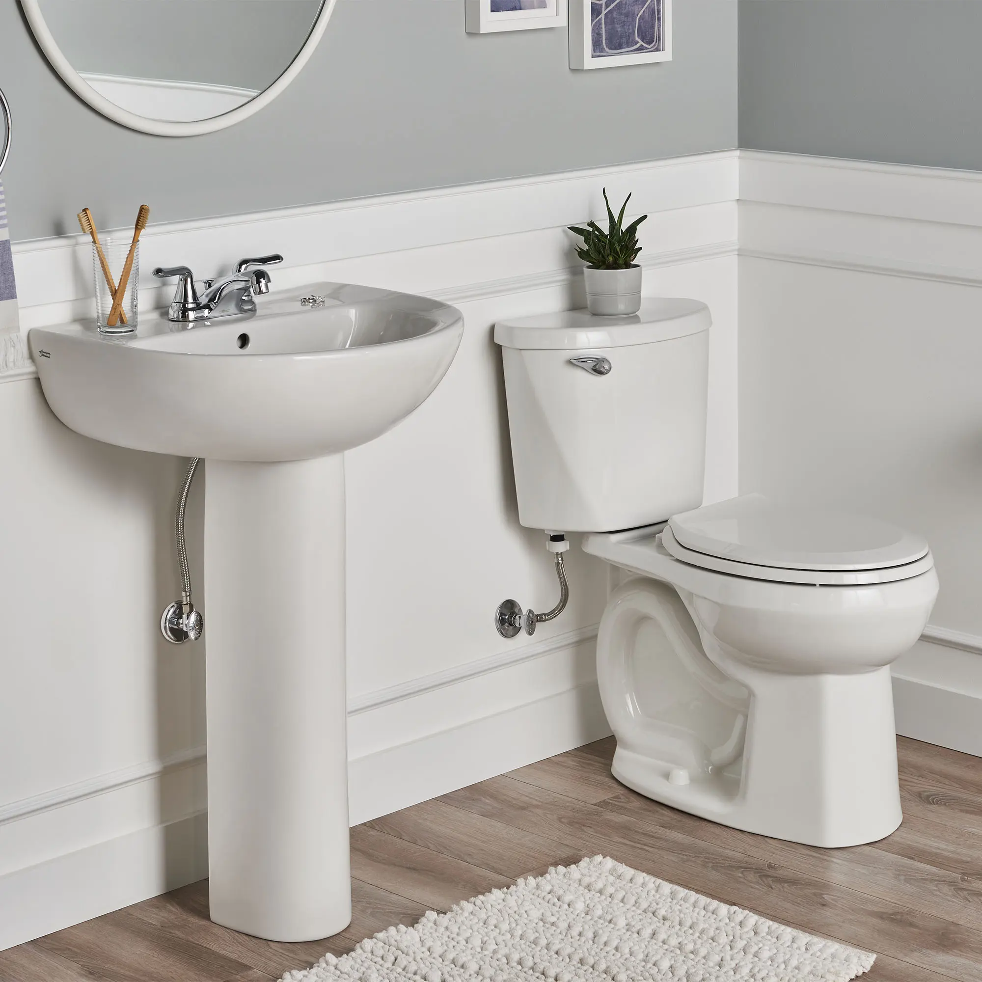 Combinaison de lavabo et colonne Evolution®, 22 po - 4 po centre à centre