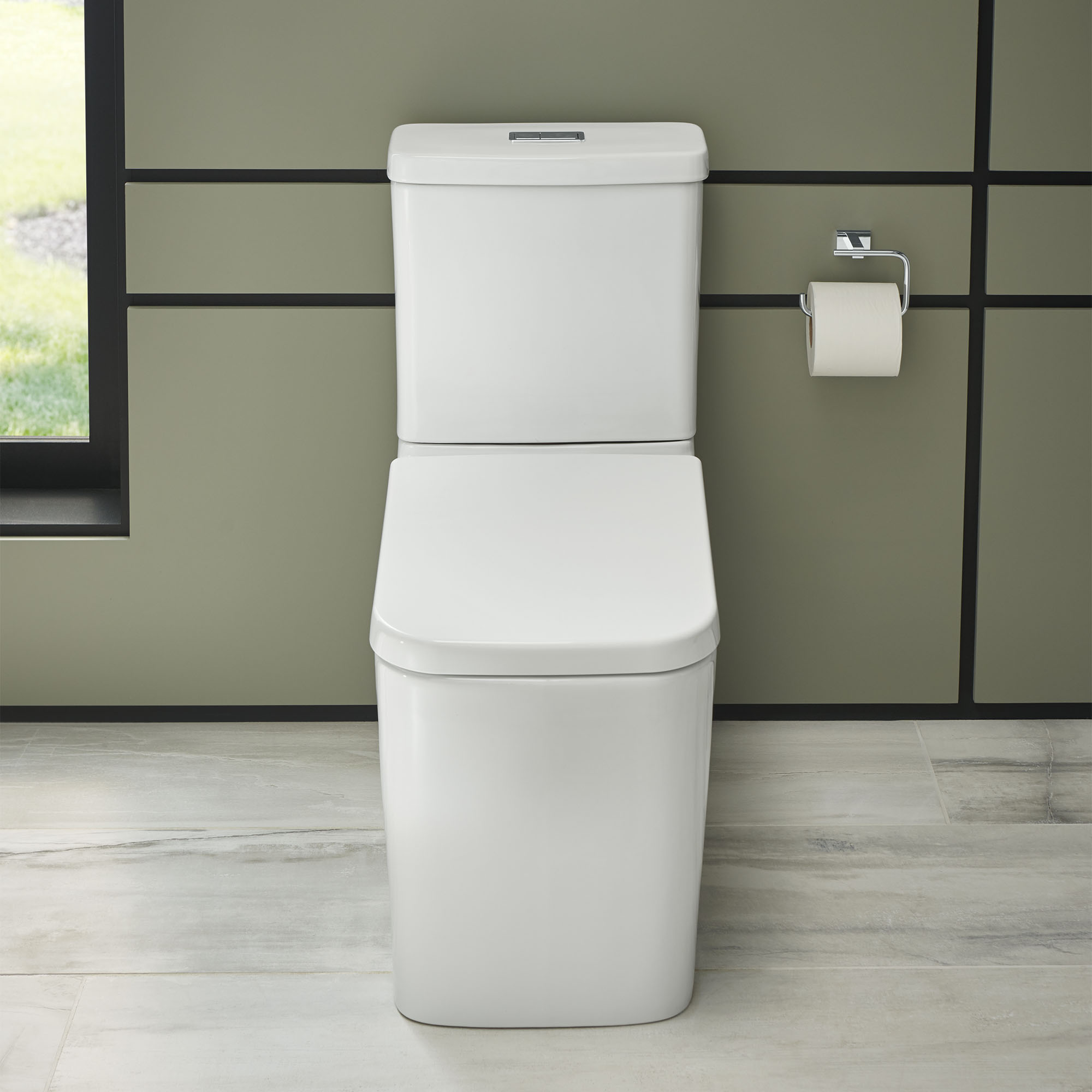 Right Height Elongated Toilet Bowl with Seat