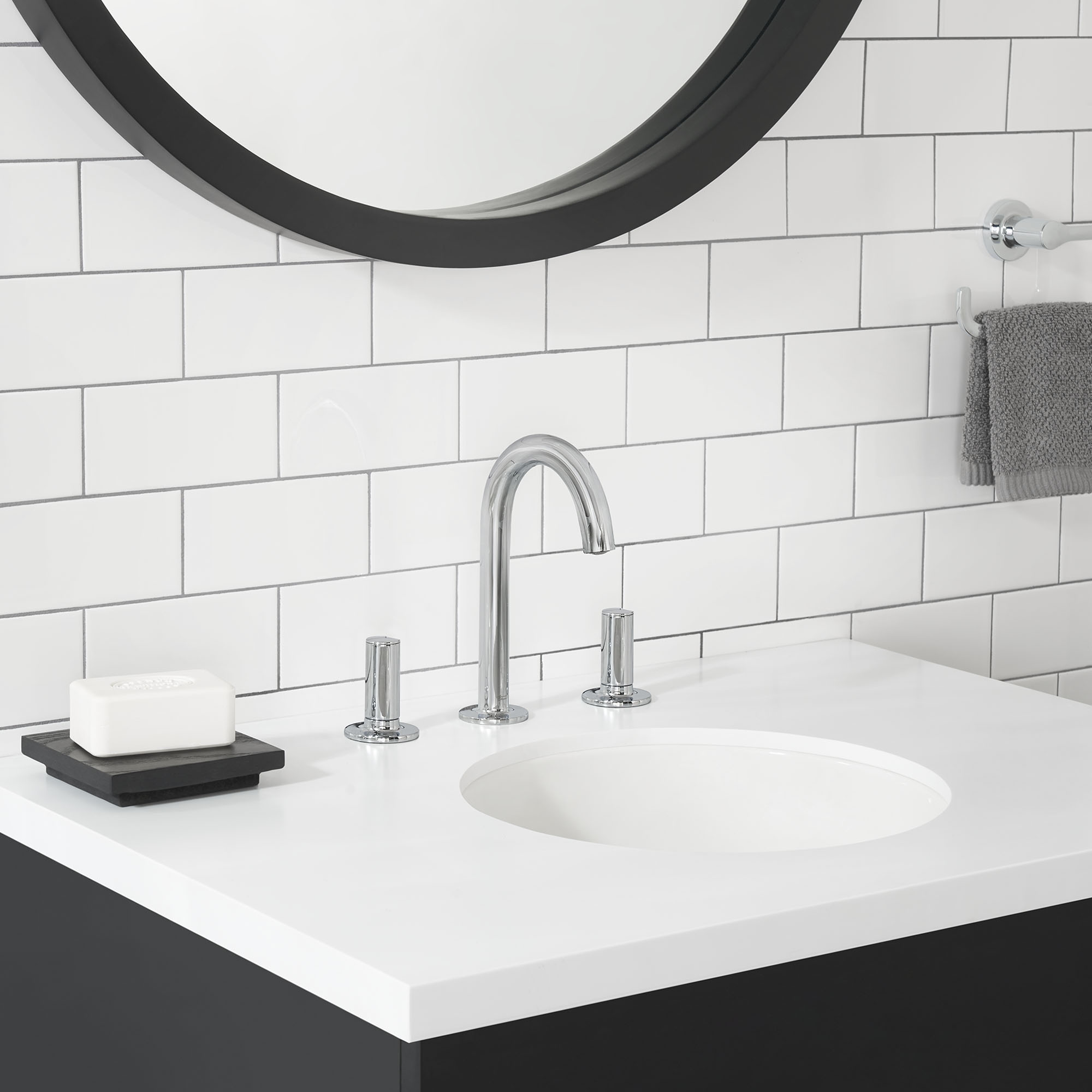 Studio® S 8-Inch Widespread 2-Handle Bathroom Faucet 1.2 gpm/4.5 L/min With Knob Handles