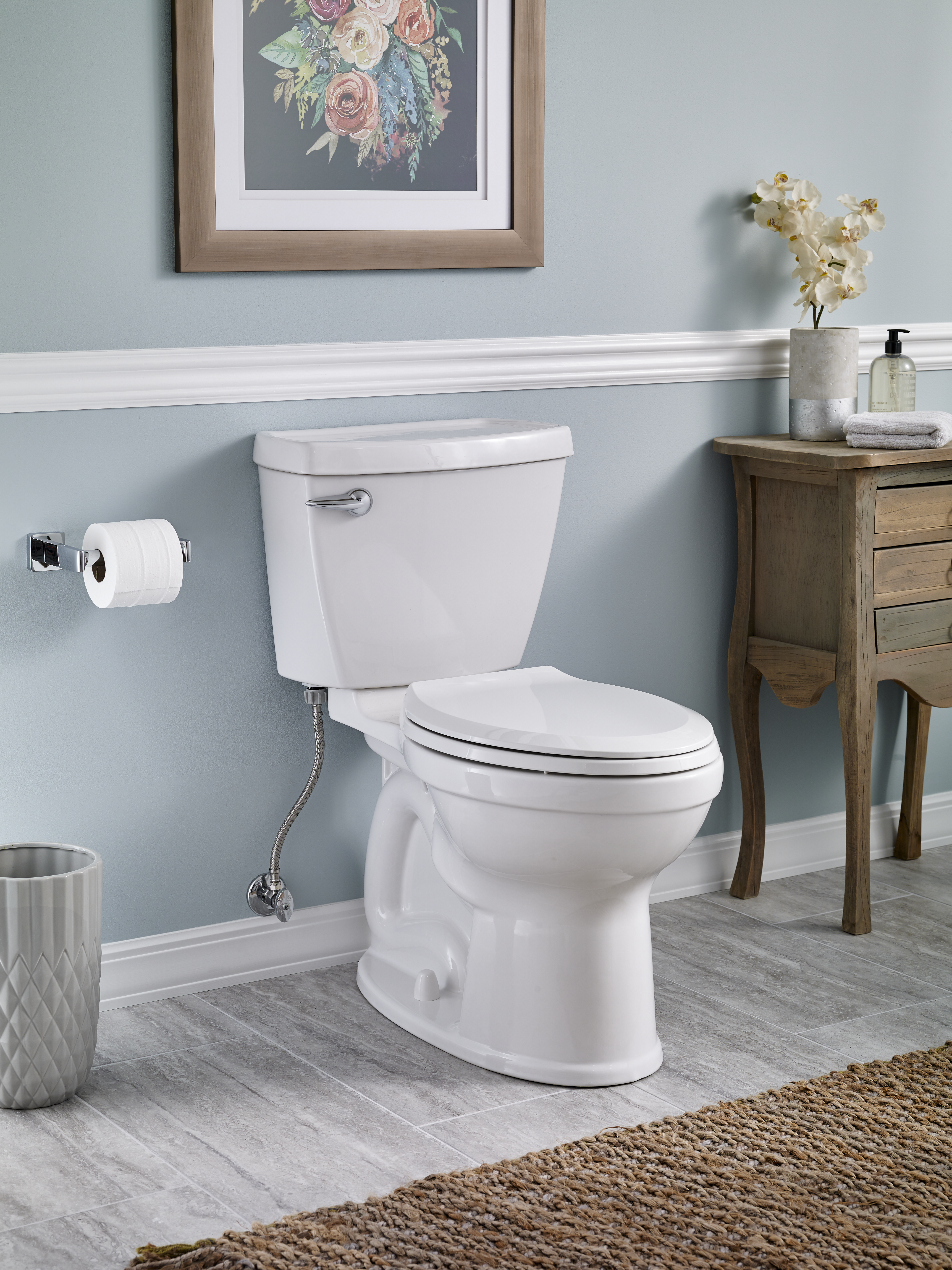 Champion 4 Two-Piece 1.6 gpf/6.0 Lpf Chair Height Elongated Toilet with Seat