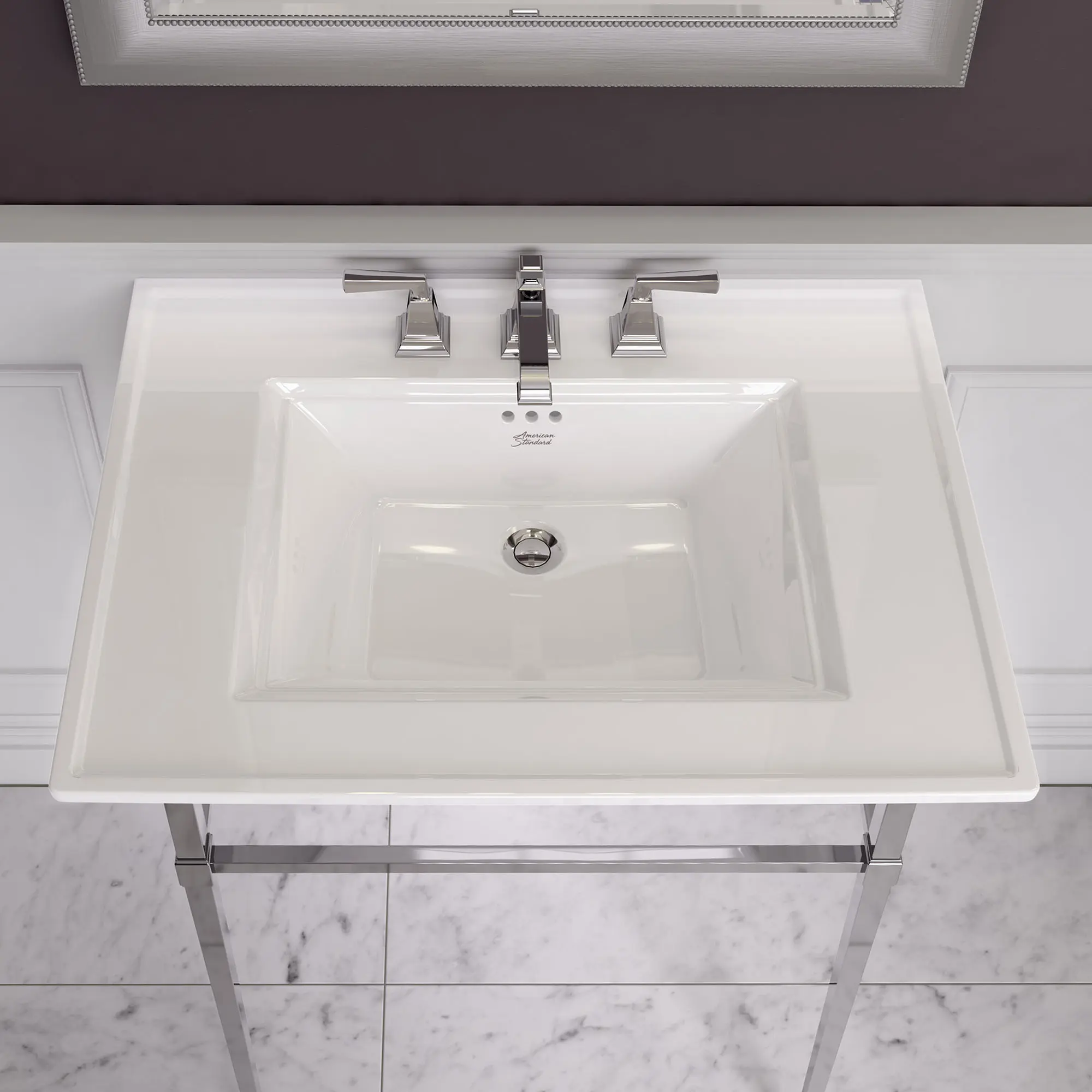 Lavabo sur colonne Town Square® S 8 po