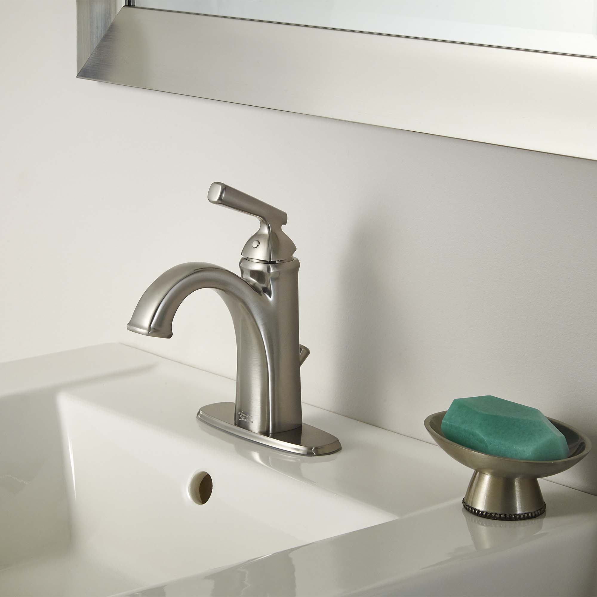 Kirkdale 1-Handle Monoblock Bathroom Sink Faucet