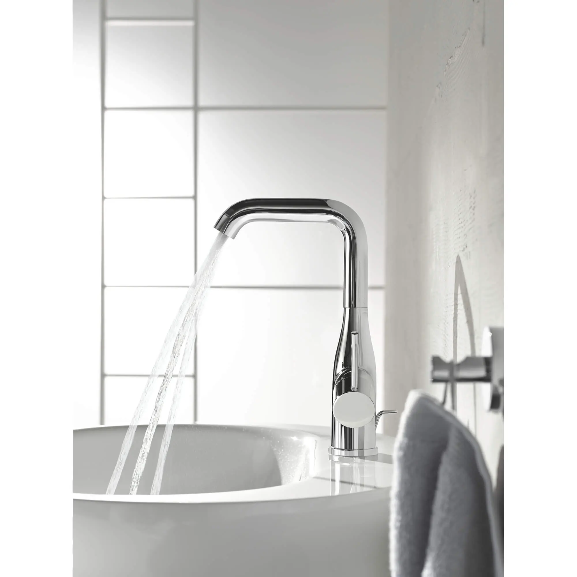 Side-Handle Centerset Bathroom Faucet L-Size