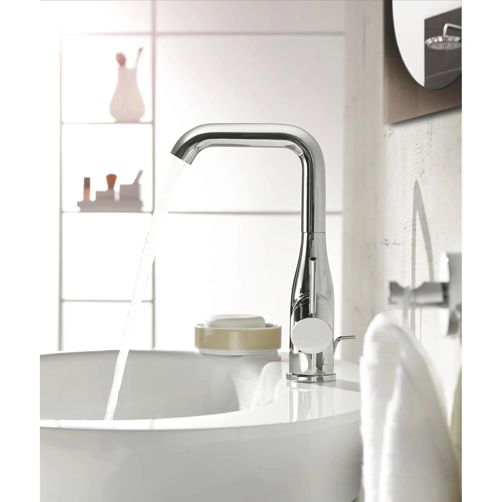 Side-Handle Centerset Bathroom Faucet L-Size