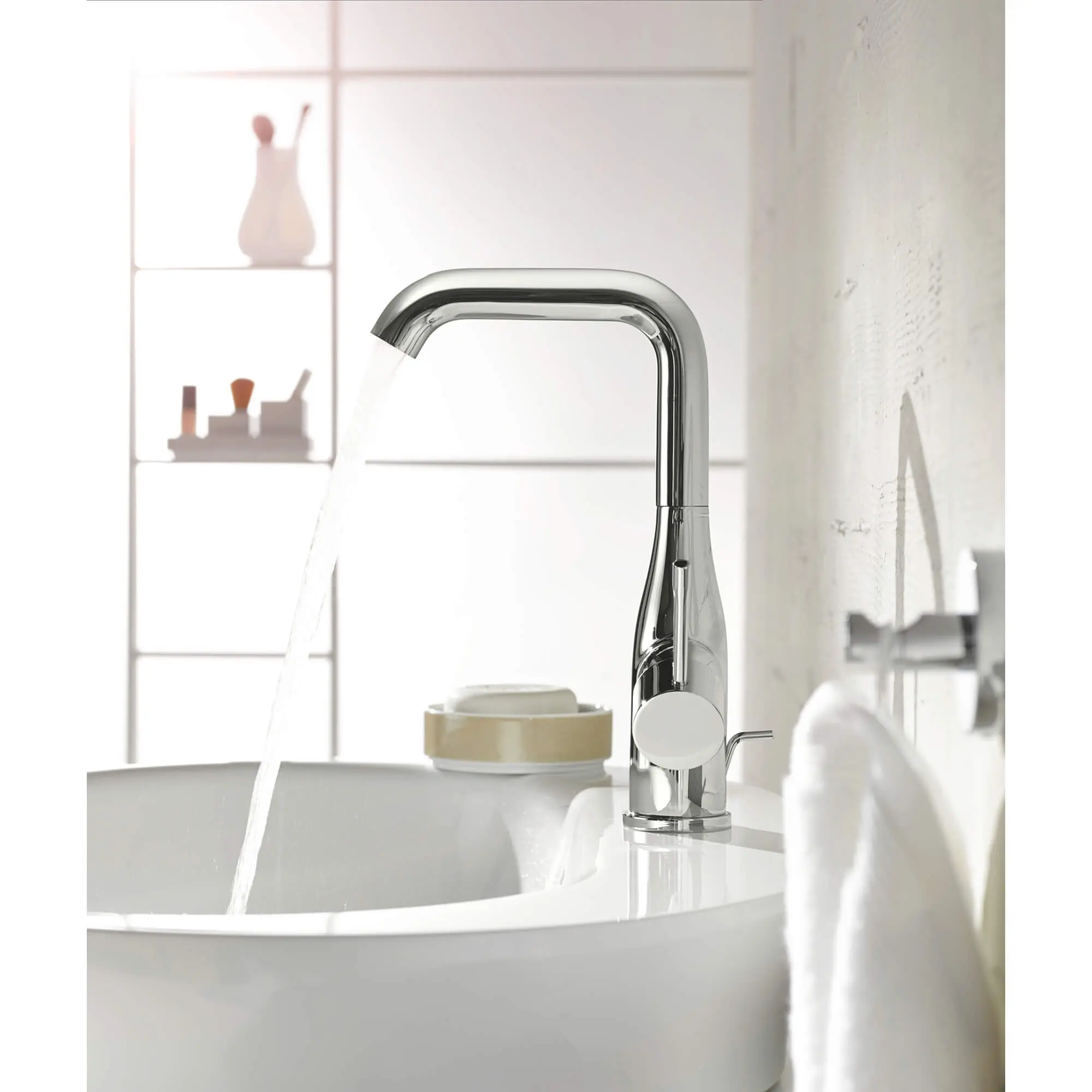 Side-Handle Centerset Bathroom Faucet L-Size