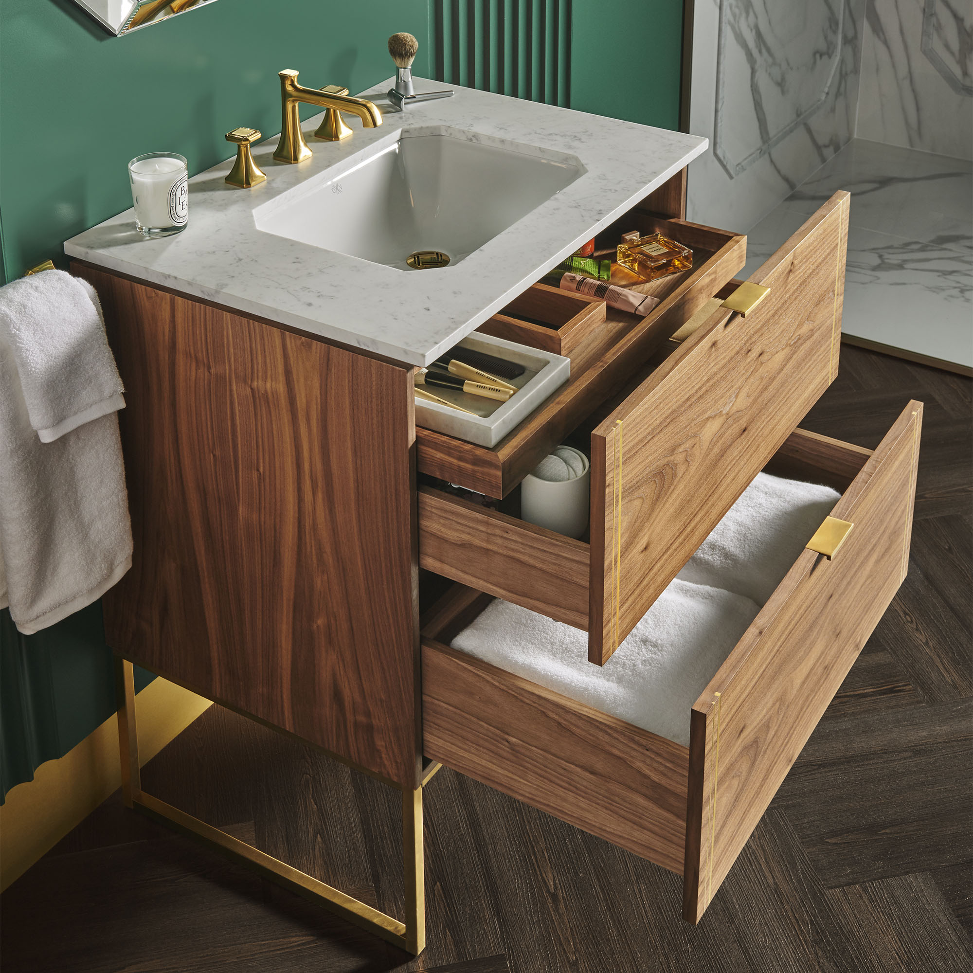 Drawer vanity store