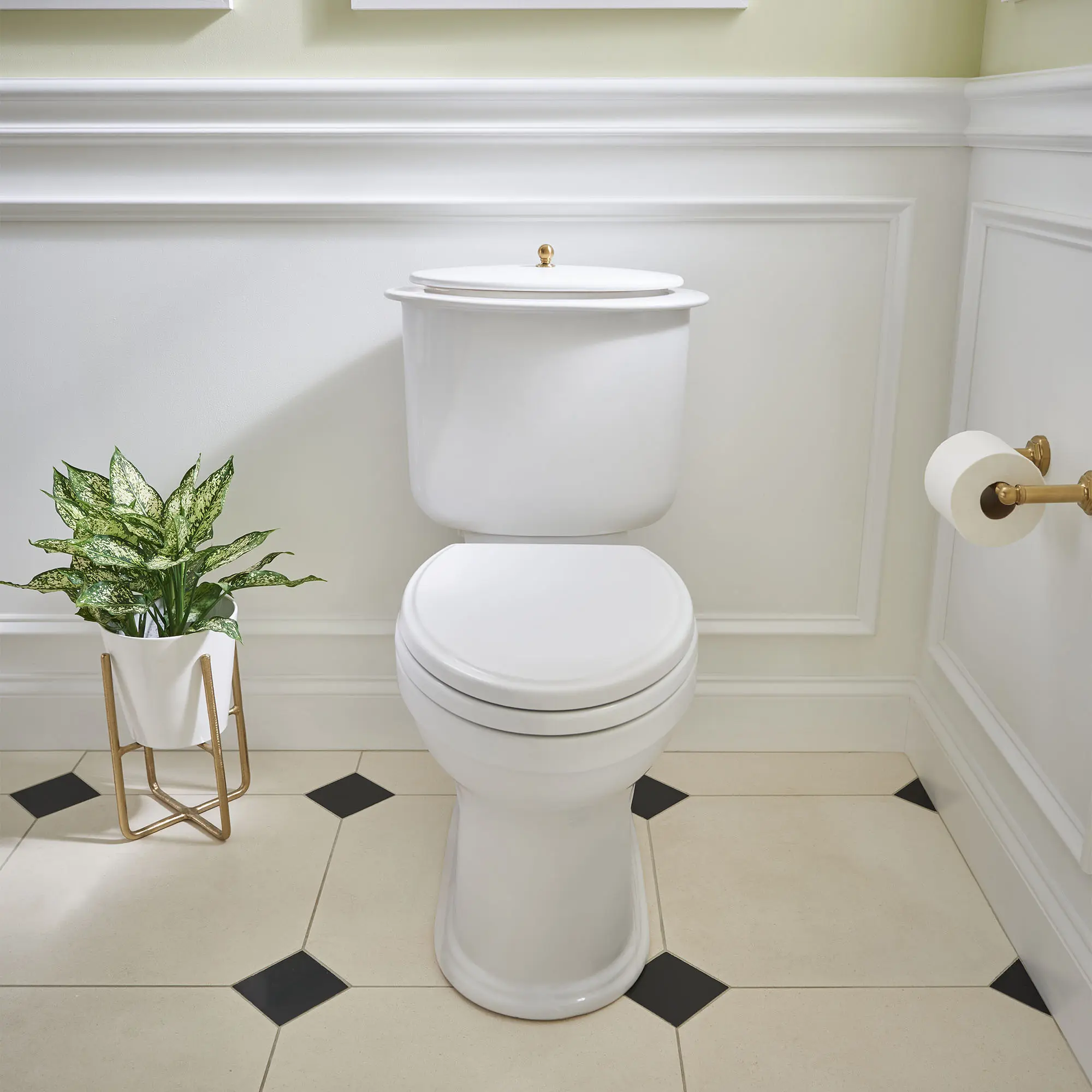 Oak Hill® Two-Piece Chair Height Elongated Toilet with Seat