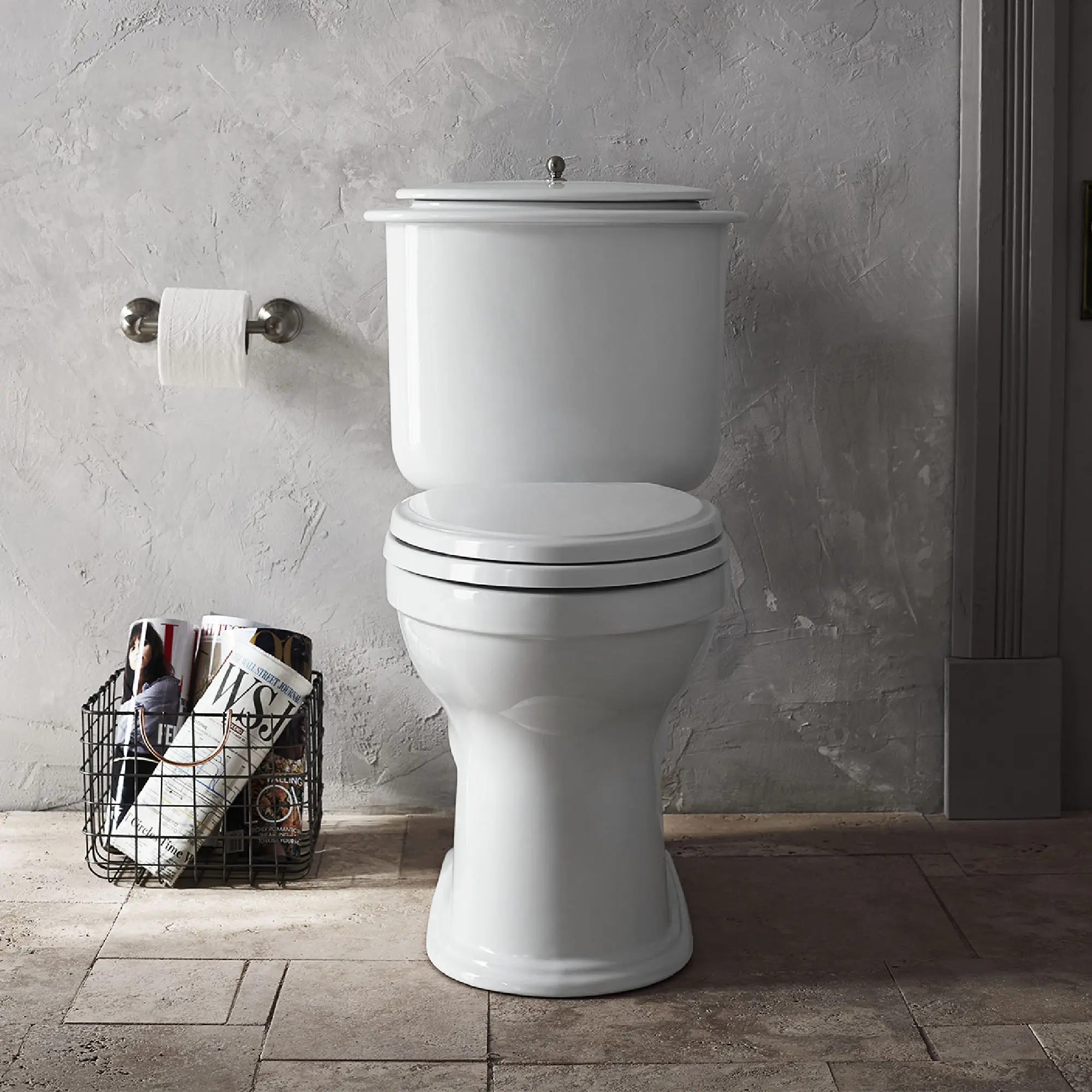 Oak Hill® Two-Piece Chair Height Elongated Toilet with Seat