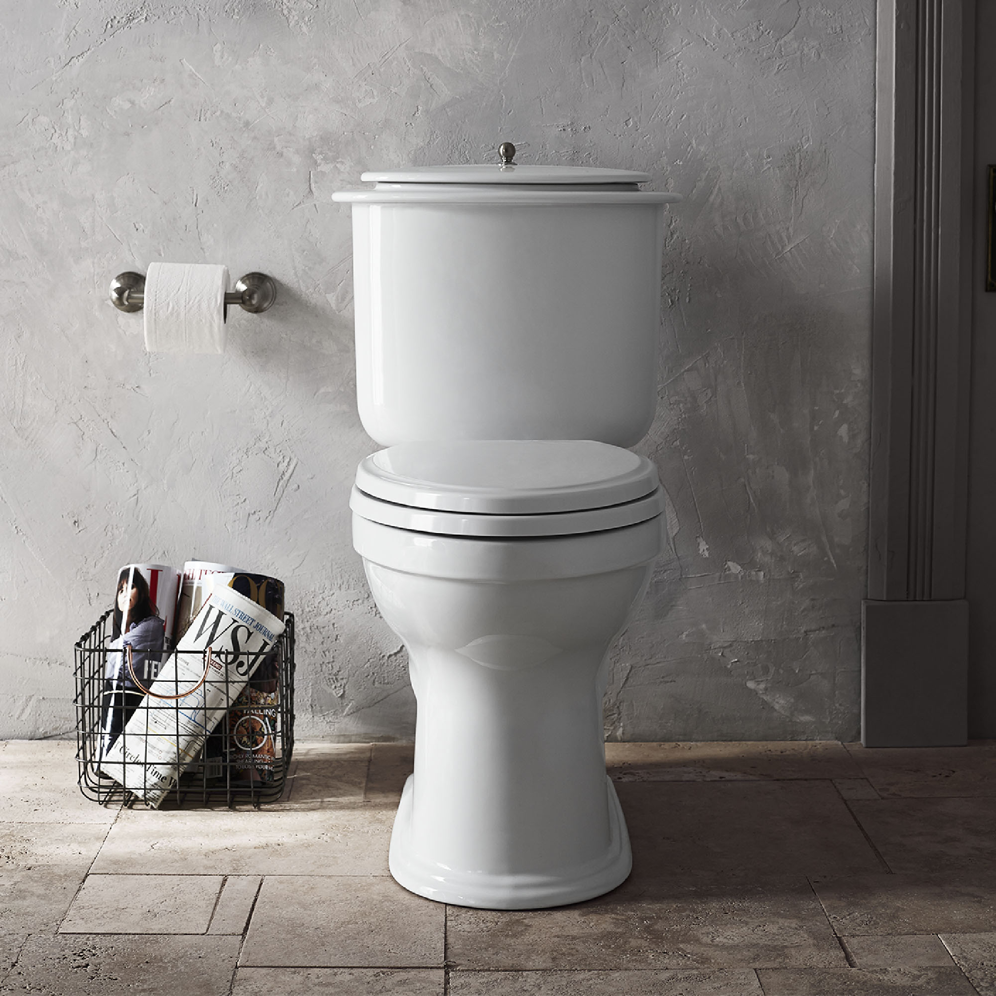 Oak Hill® Two-Piece Chair Height Elongated Toilet with Seat