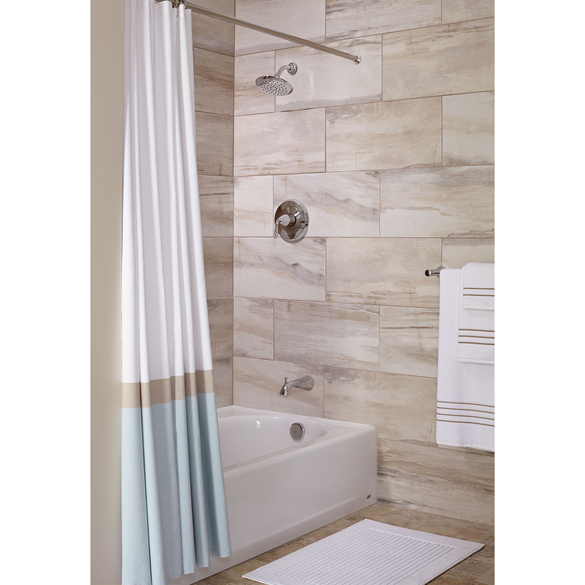 Fluent 2.5 GPM Tub and Shower Trim Kit with Lever Handle