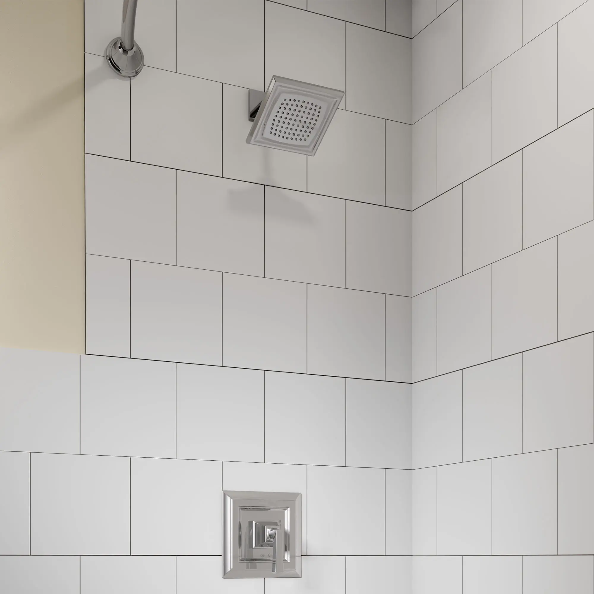 Town Square® S - Ensemble de robinetterie pour douche 2,5 gpm/9,5 L/min incluant une pomme de douche à fonction unique, une cartouche à pression équilibrée en double céramique et une poignée à levier
