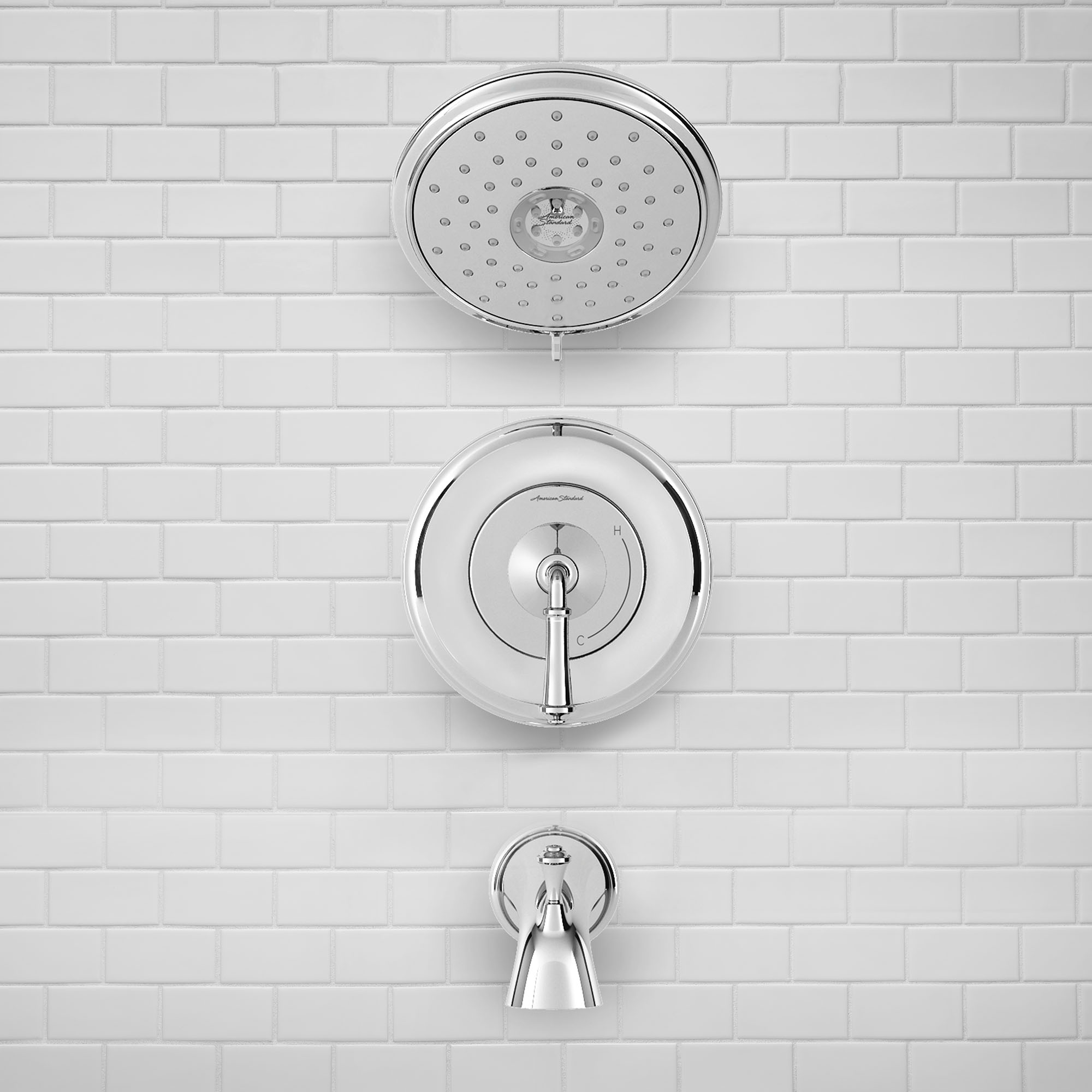 Delancey™ 1.8 gpm/6.8 L/min Tub and Shower Trim Kit With Water-Saving 4-Function Showerhead and Lever Handle