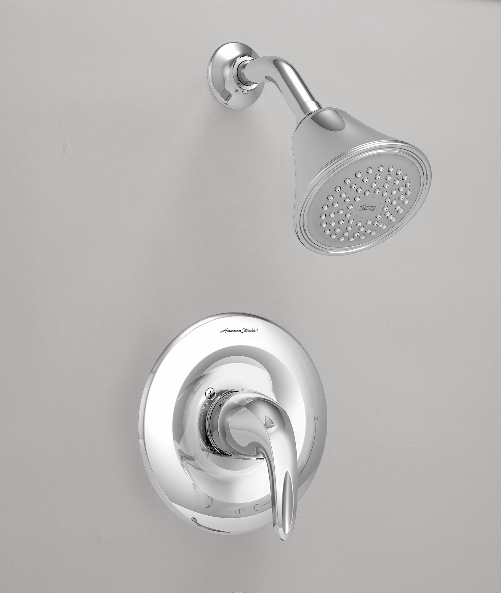 Reliant 3™ 2.5 gpm/9.5 L/min Shower Trim Kit With Showerhead, Double Ceramic Pressure Balance Cartridge With Lever Handle