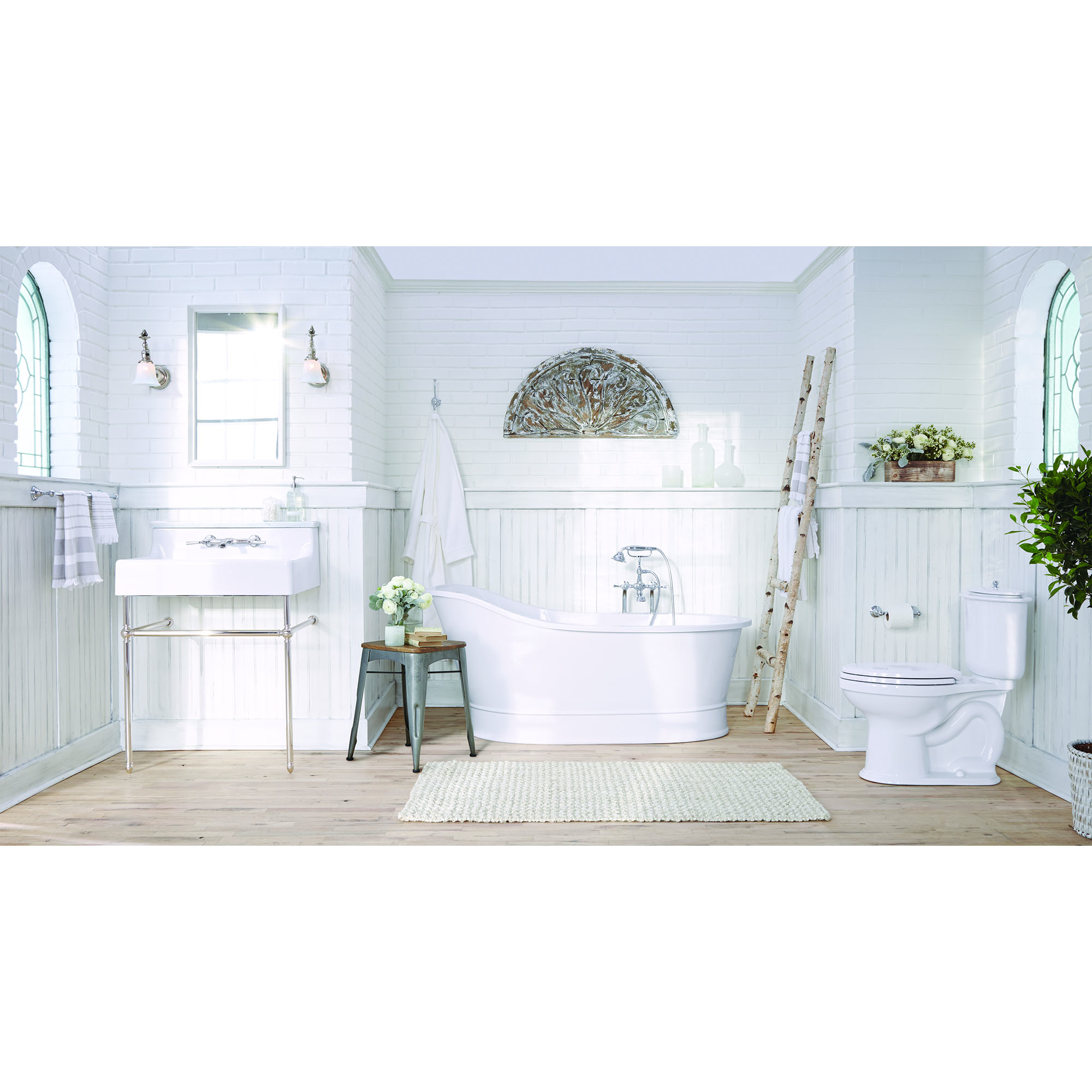 Lavabo de 30 po Oak Hill - deux trous