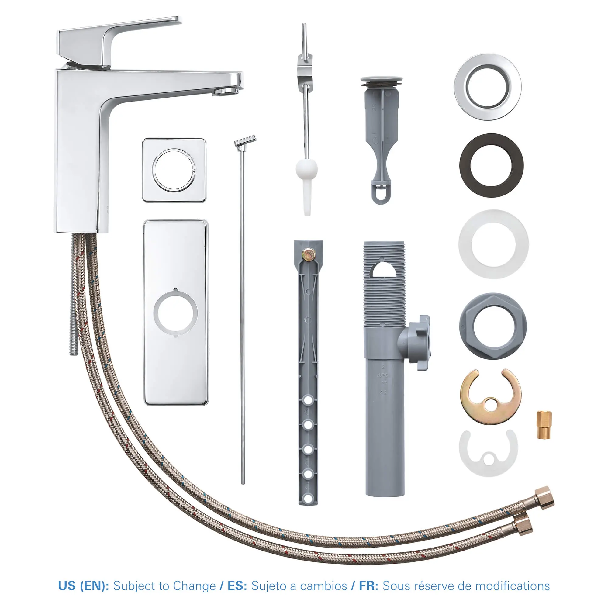 Single-handle 4" Centerset Bathroom Faucet