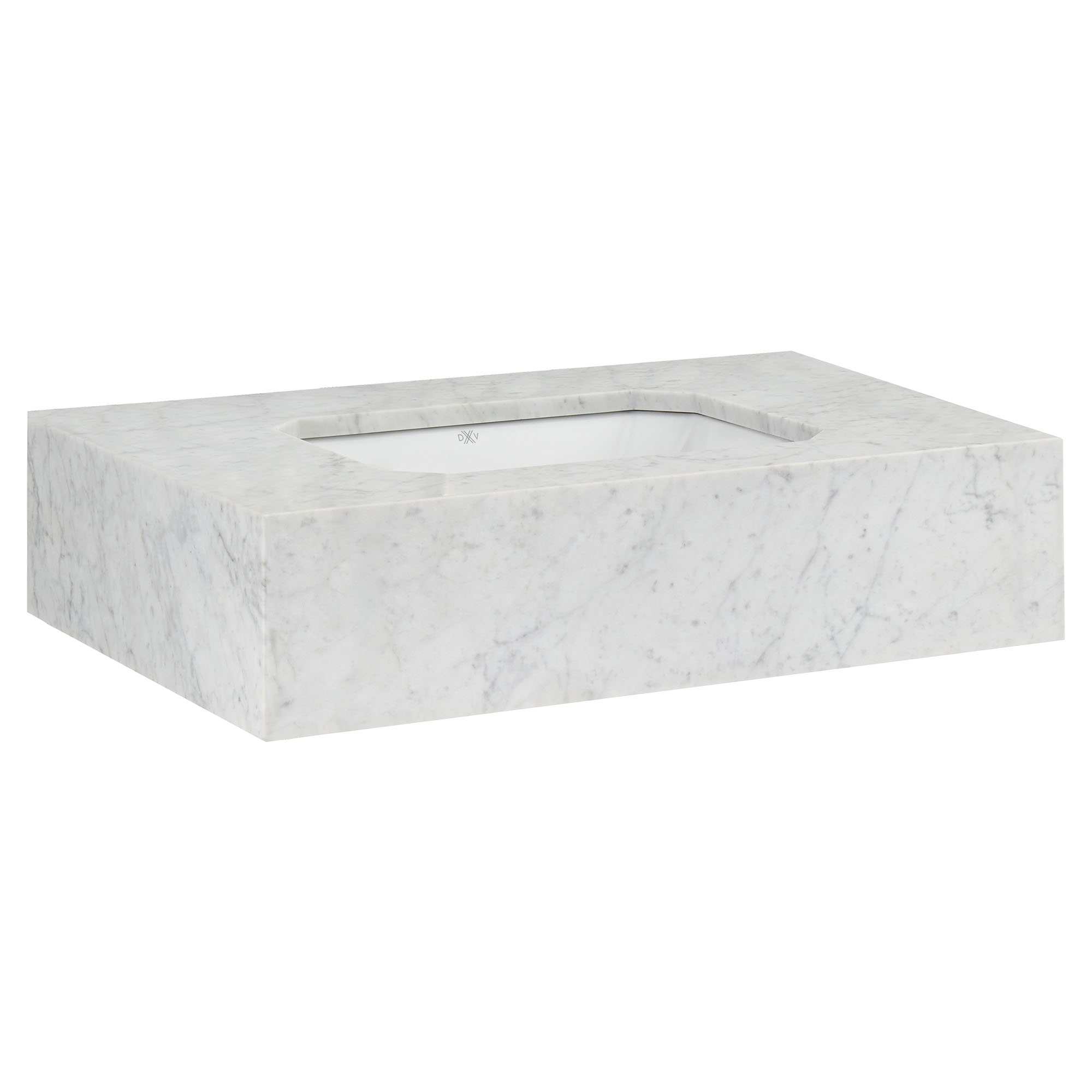 Belshire® 30 in. Carrara Marble Console Top, No Hole