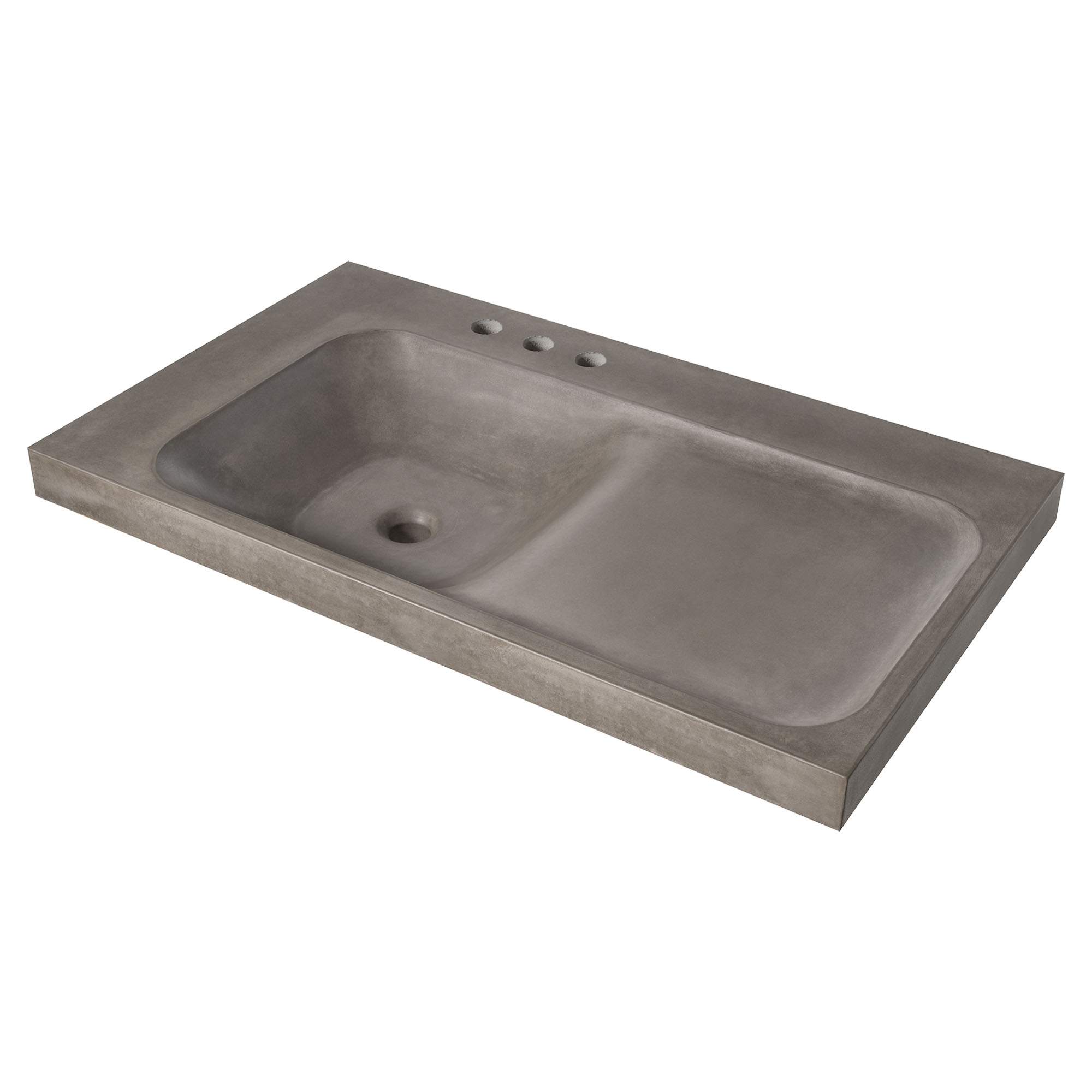 DXV Modulus® 36 in. Concrete Sink, 3-Hole