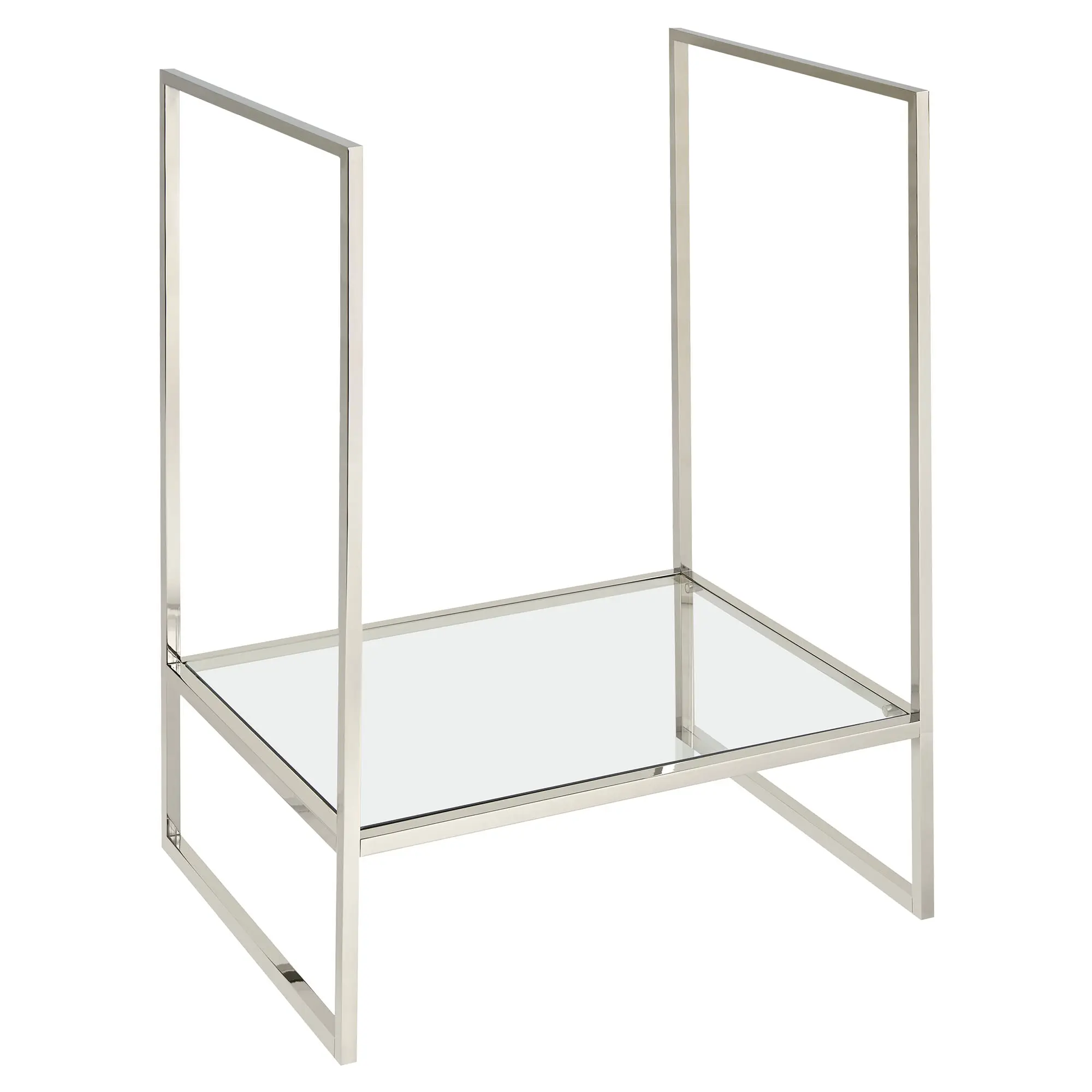 Belshire® 30 in. Console Legs with Glass Shelf