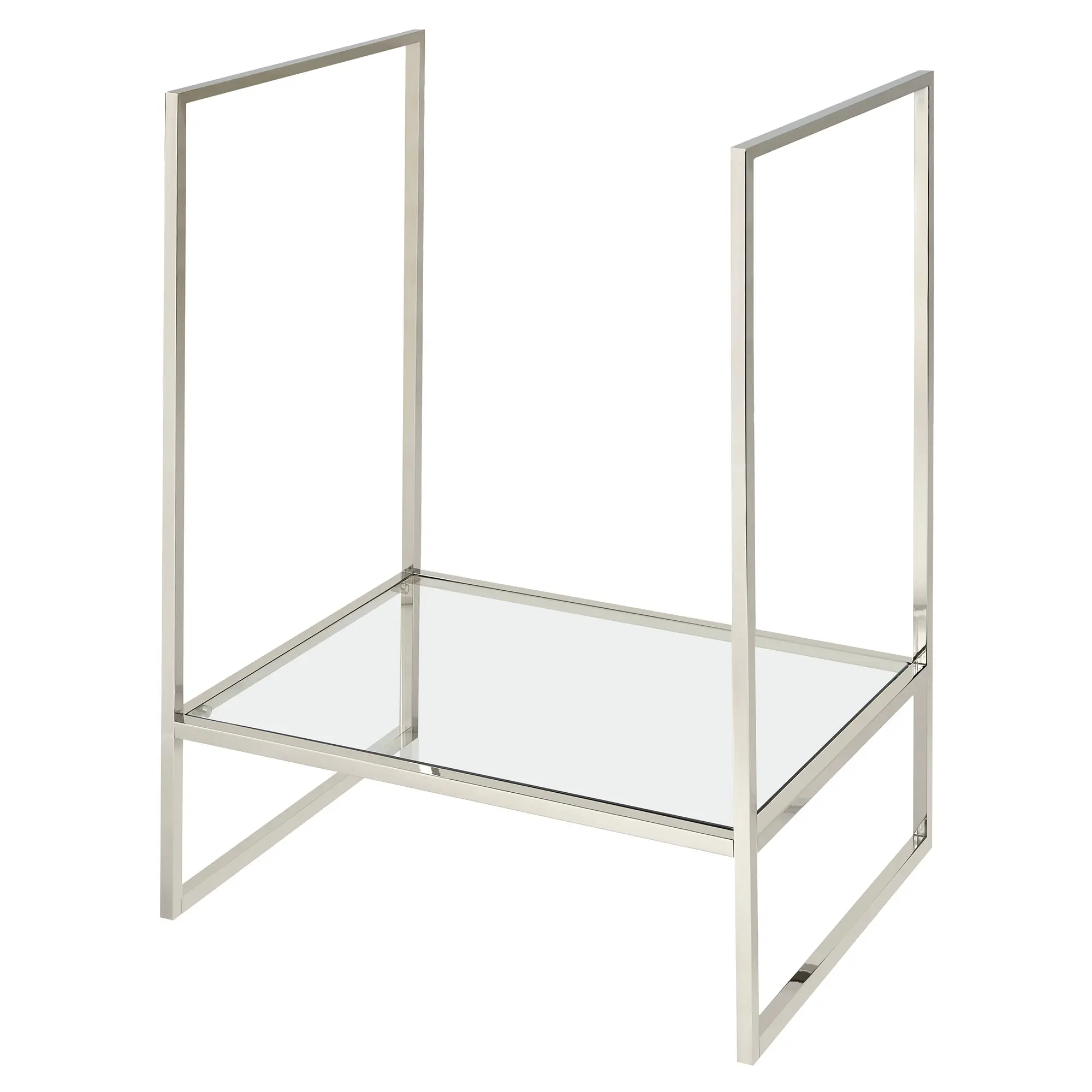 Belshire® 30 in. Console Legs with Glass Shelf