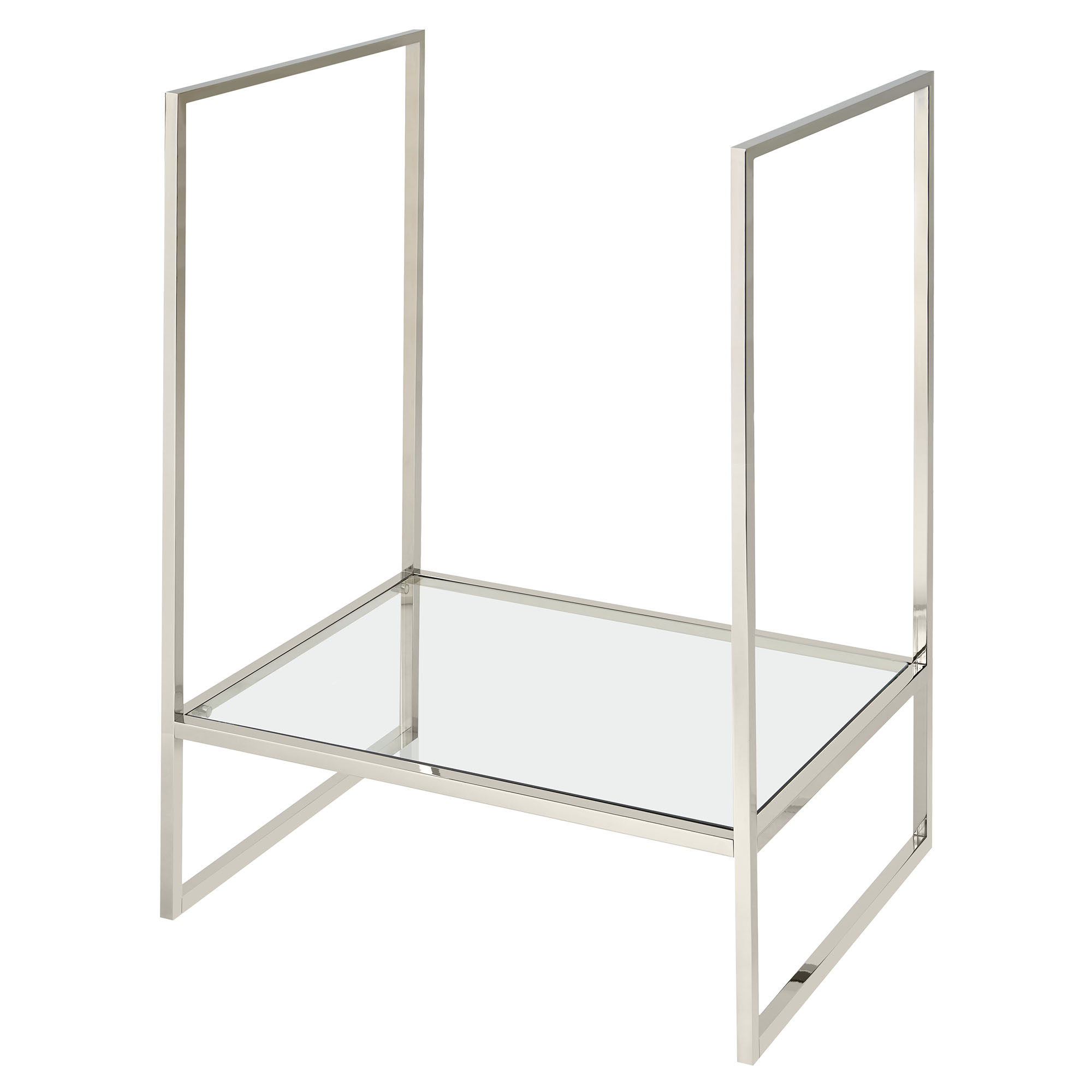 Belshire® 30 in. Console Legs with Glass Shelf