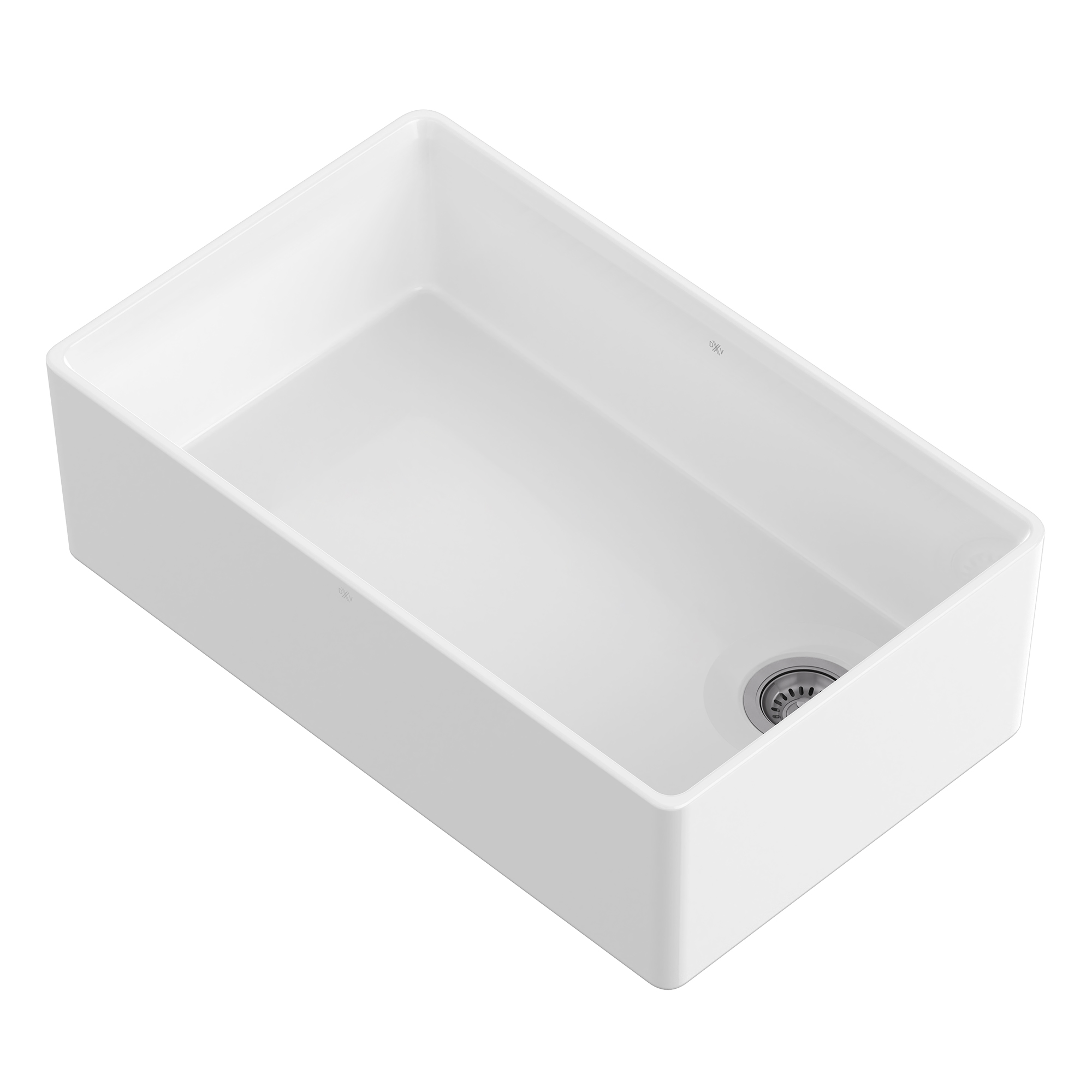 Etre 33 in. Apron Kitchen Sink with Offset Drain