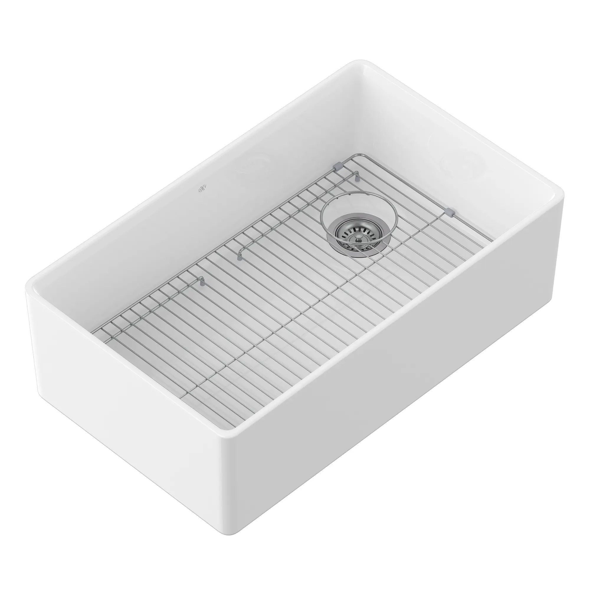 Etre 33 in. Apron Kitchen Sink with Offset Drain