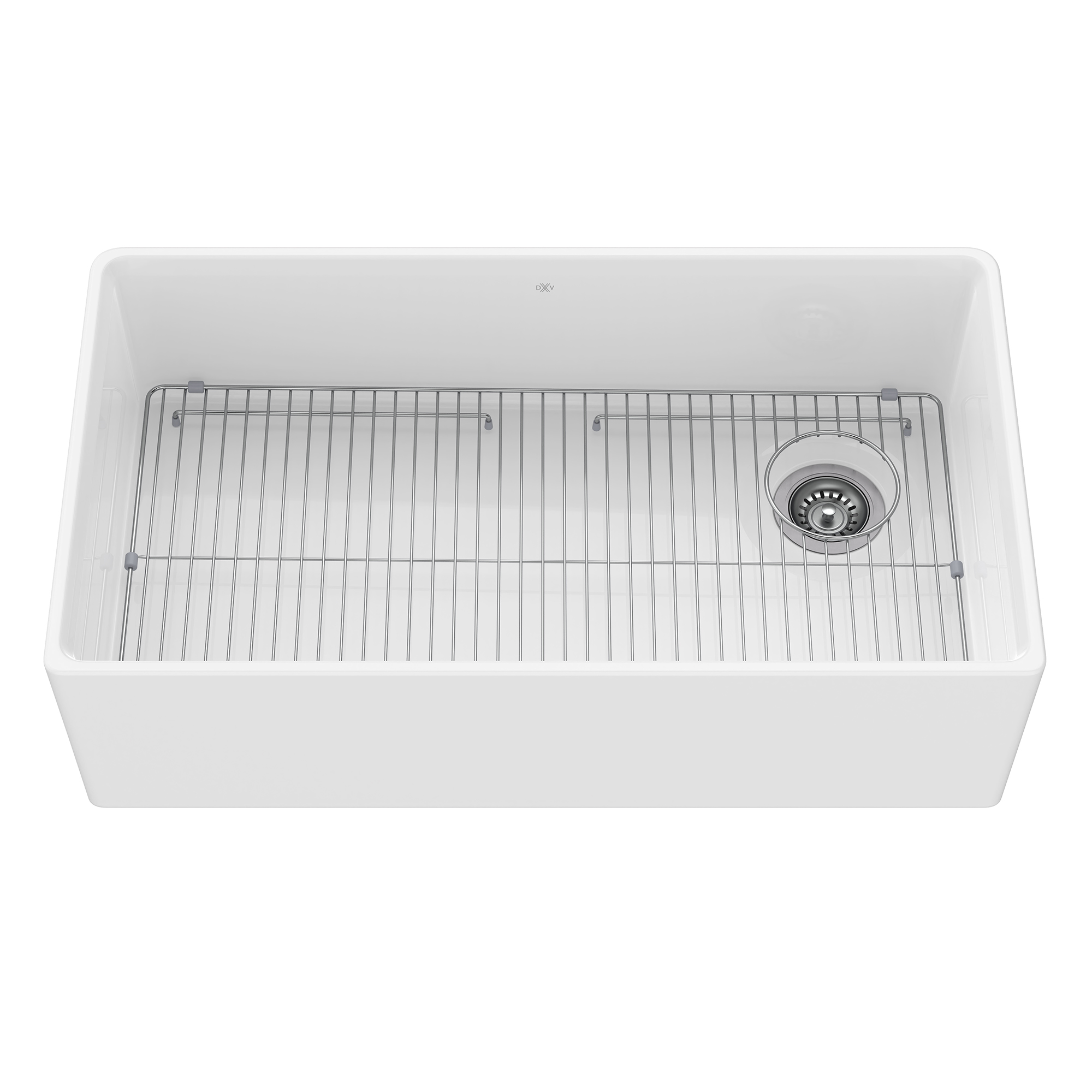 Etre 36 in. Apron Kitchen Sink with Offset Drain
