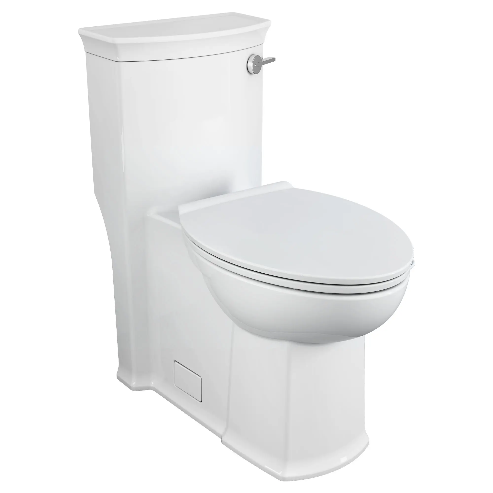 Wyatt® One-Piece Chair Height Right-Hand Trip Lever Elongated Toilet with Seat