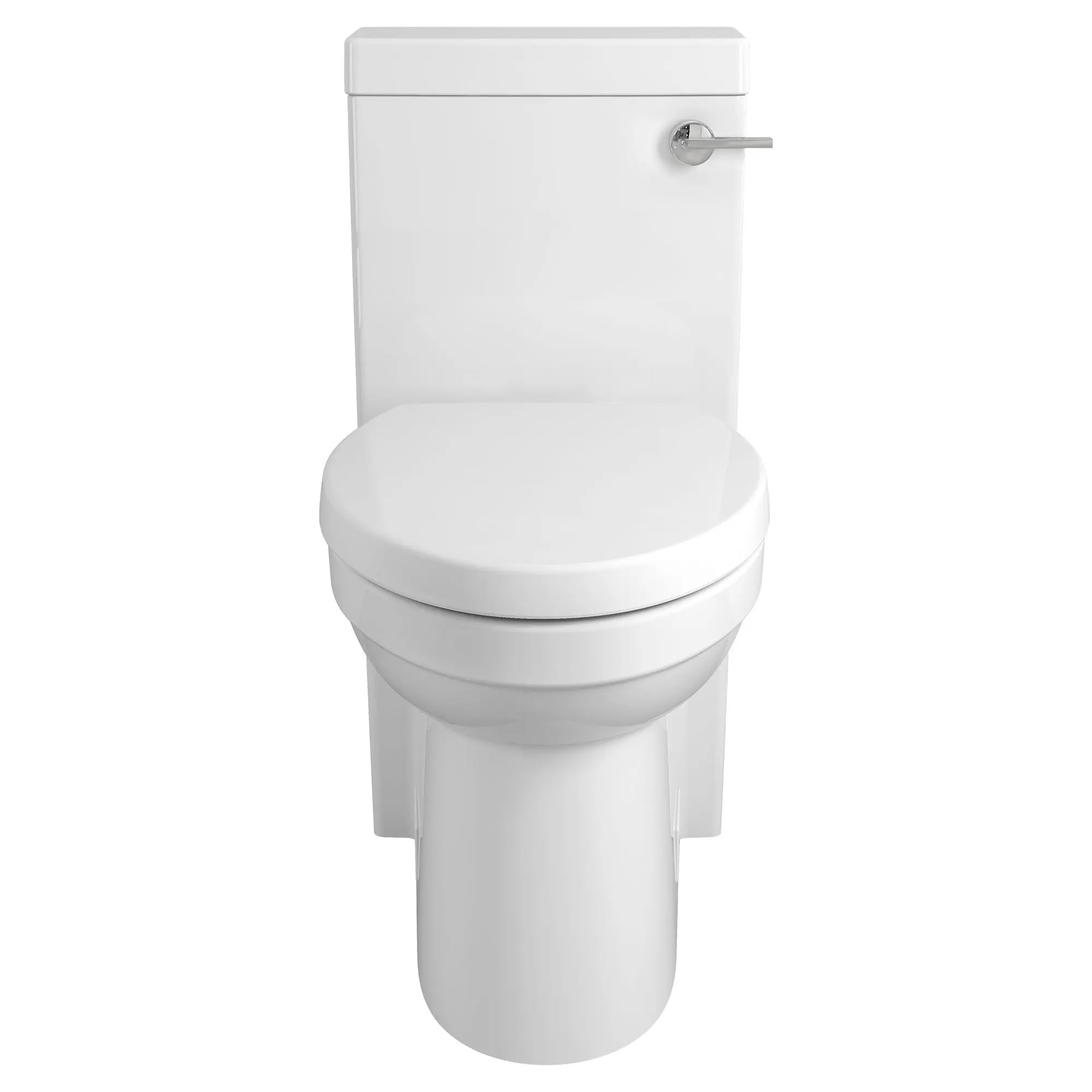 Cossu® One-Piece Chair Height Right-Hand Trip Lever Elongated Toilet with Seat