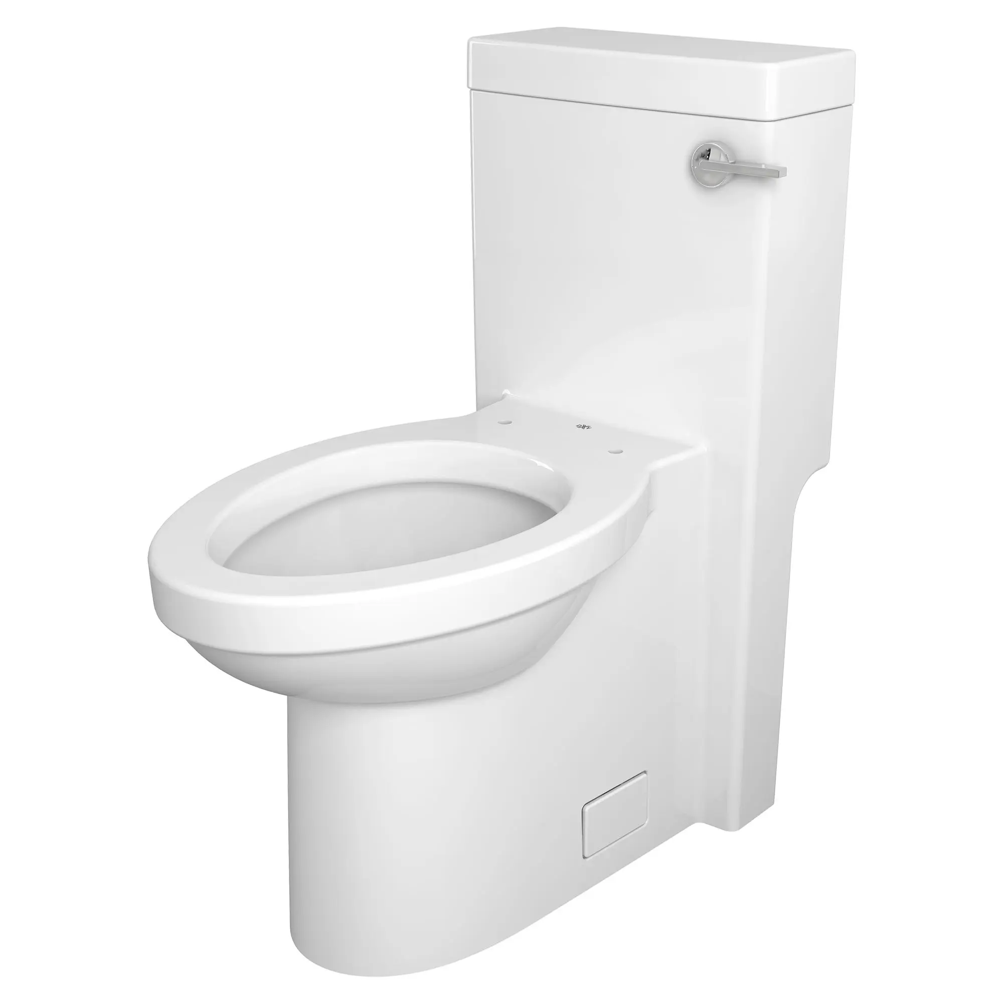 Cossu® One-Piece Chair Height Right-Hand Trip Lever Elongated Toilet with Seat