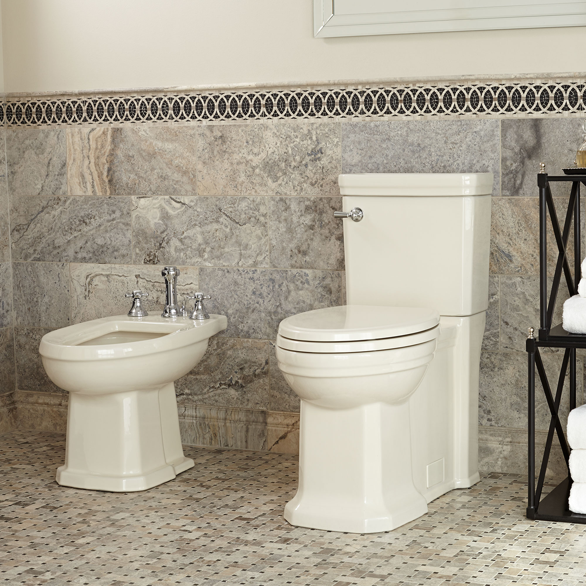Fitzgerald® Two-Piece Chair Height Elongated Toilet with Seat