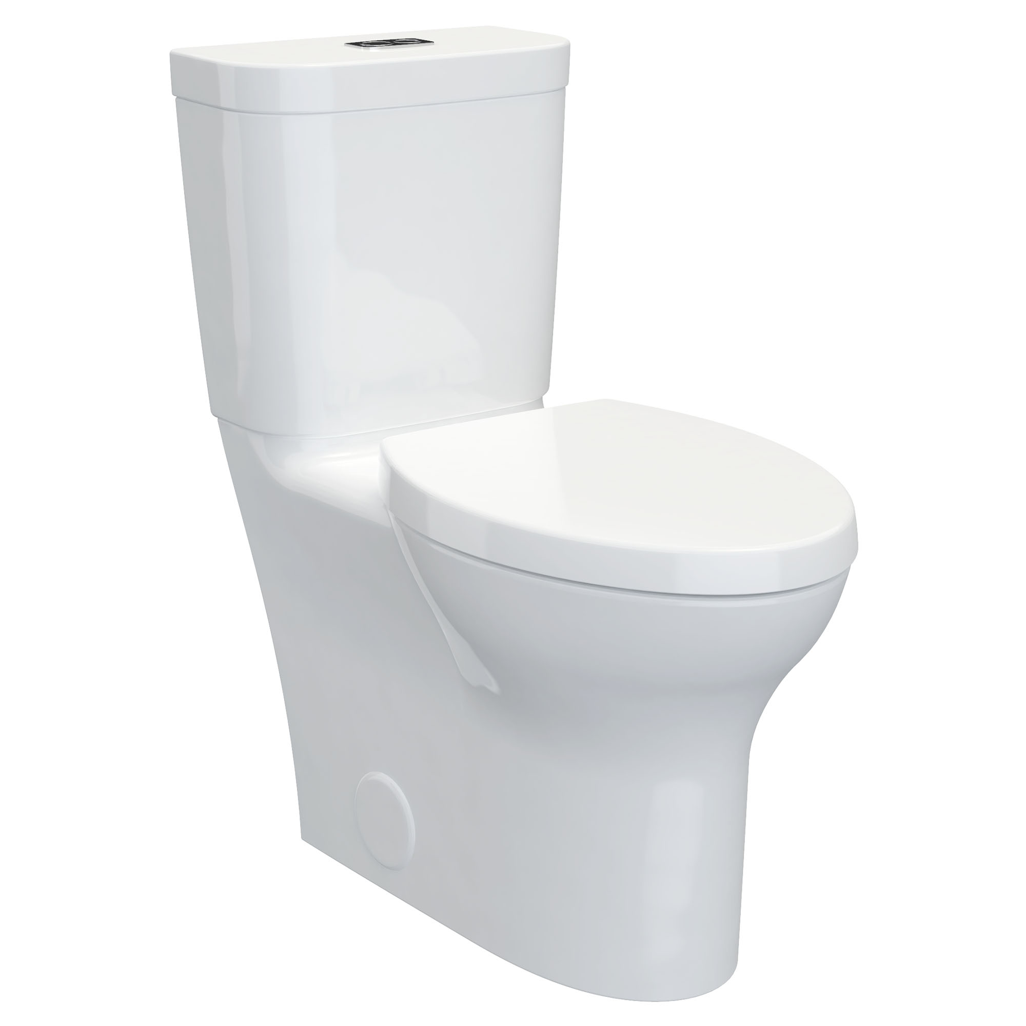 Equility® Two-Piece Dual Flush Chair Height Elongated Toilet with Seat