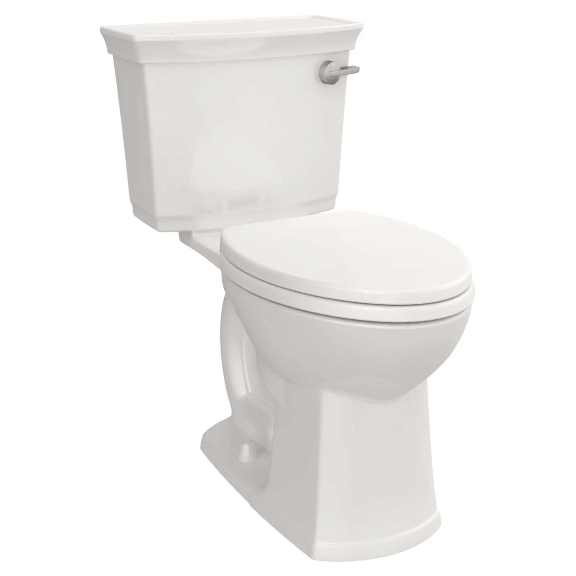 Wyatt® Two-Piece Chair Height Right-Hand Trip Lever Elongated Toilet with Seat