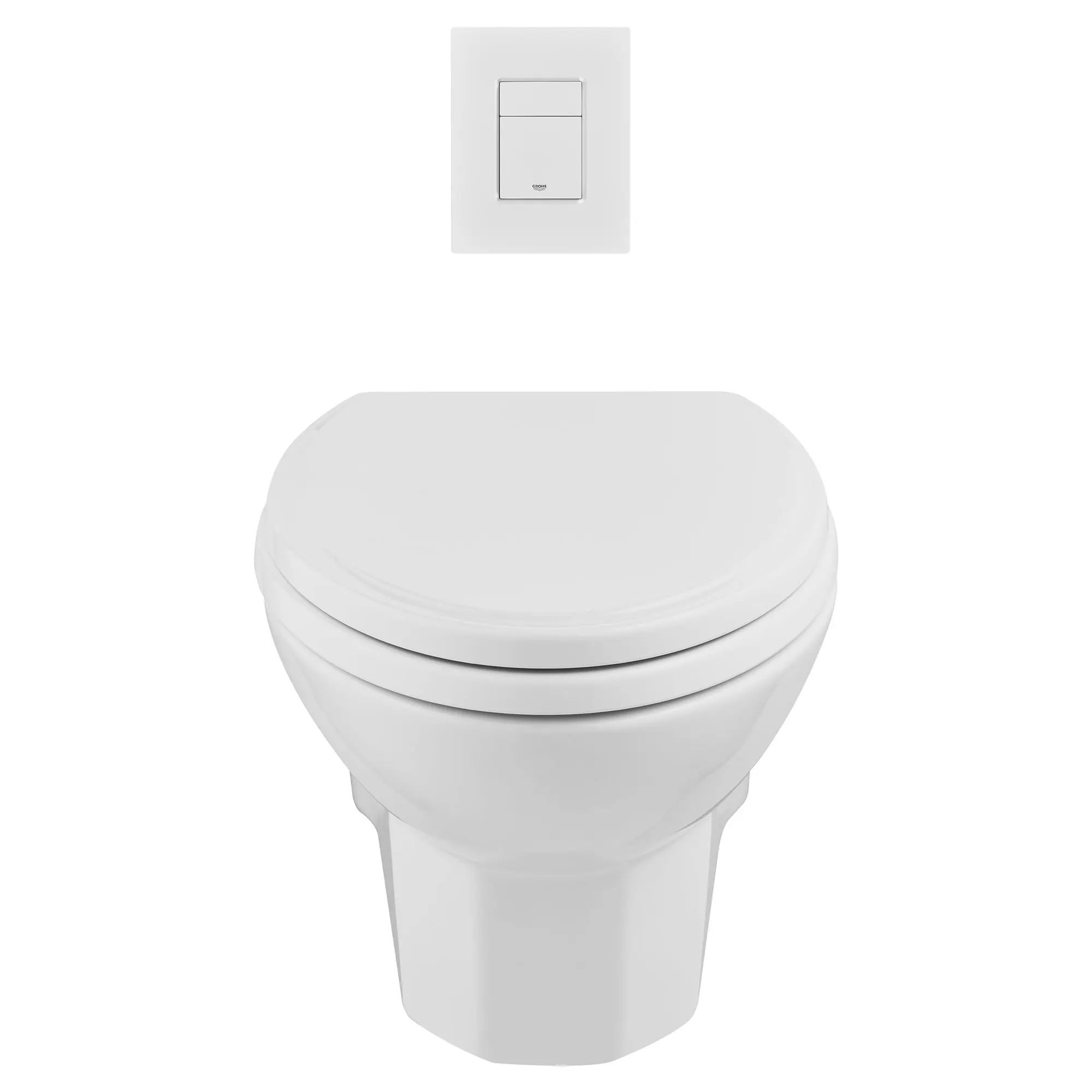 Belshire® Wall-Hung Elongated Toilet Bowl with Seat