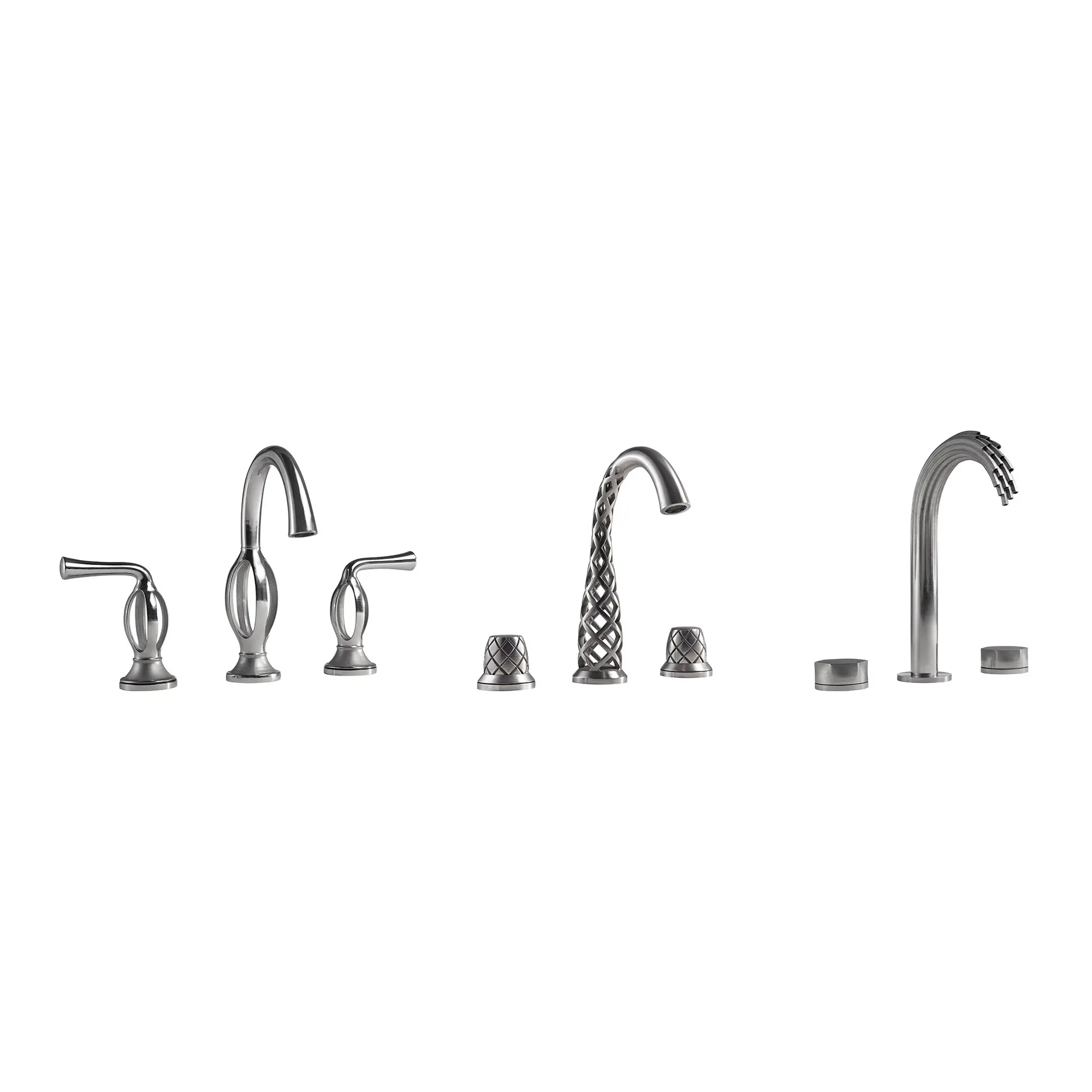 Shadowbrook 2-Handle Widespread 3D Printed Bathroom Faucet with Knob Handles