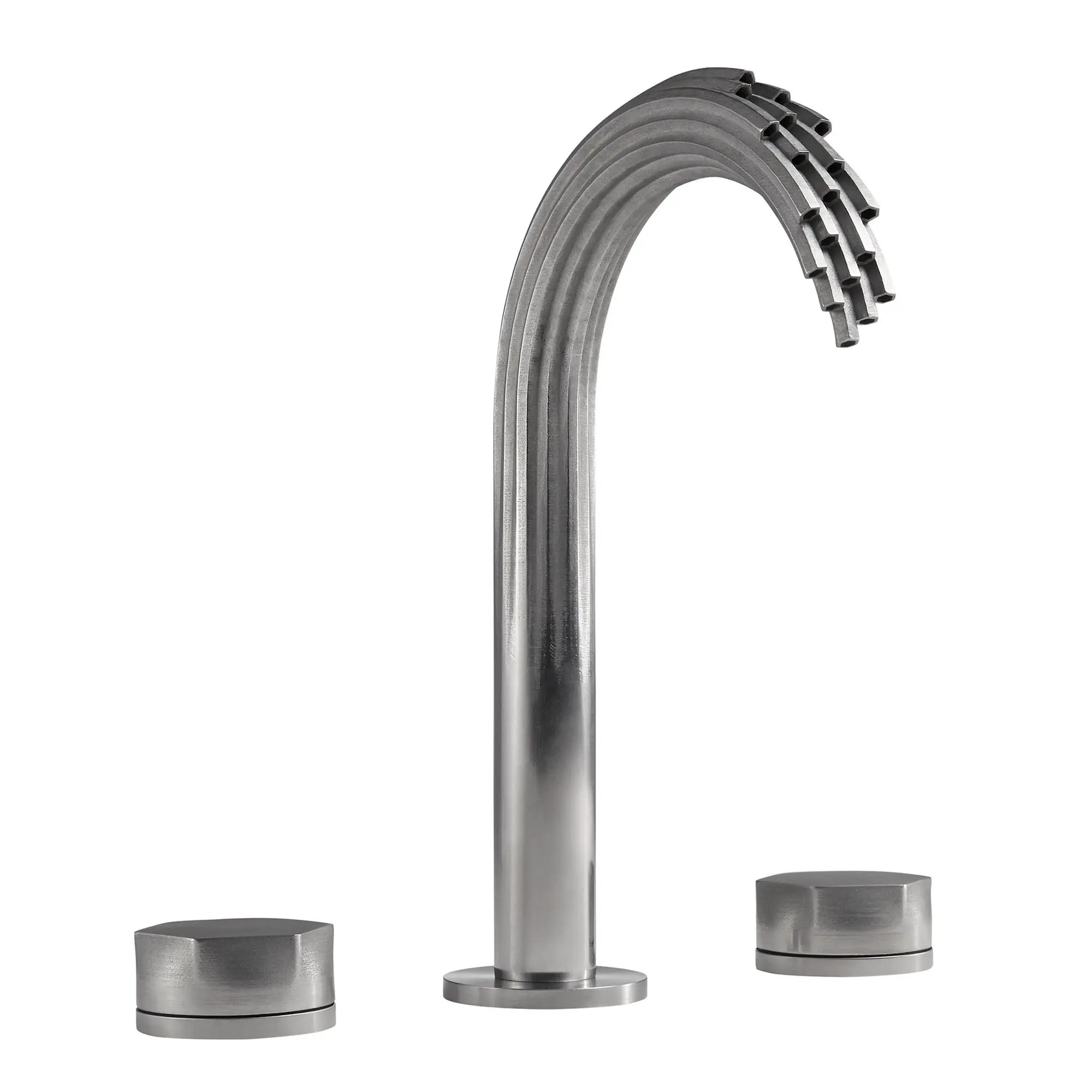 Shadowbrook 2-Handle Widespread 3D Printed Bathroom Faucet with Knob Handles