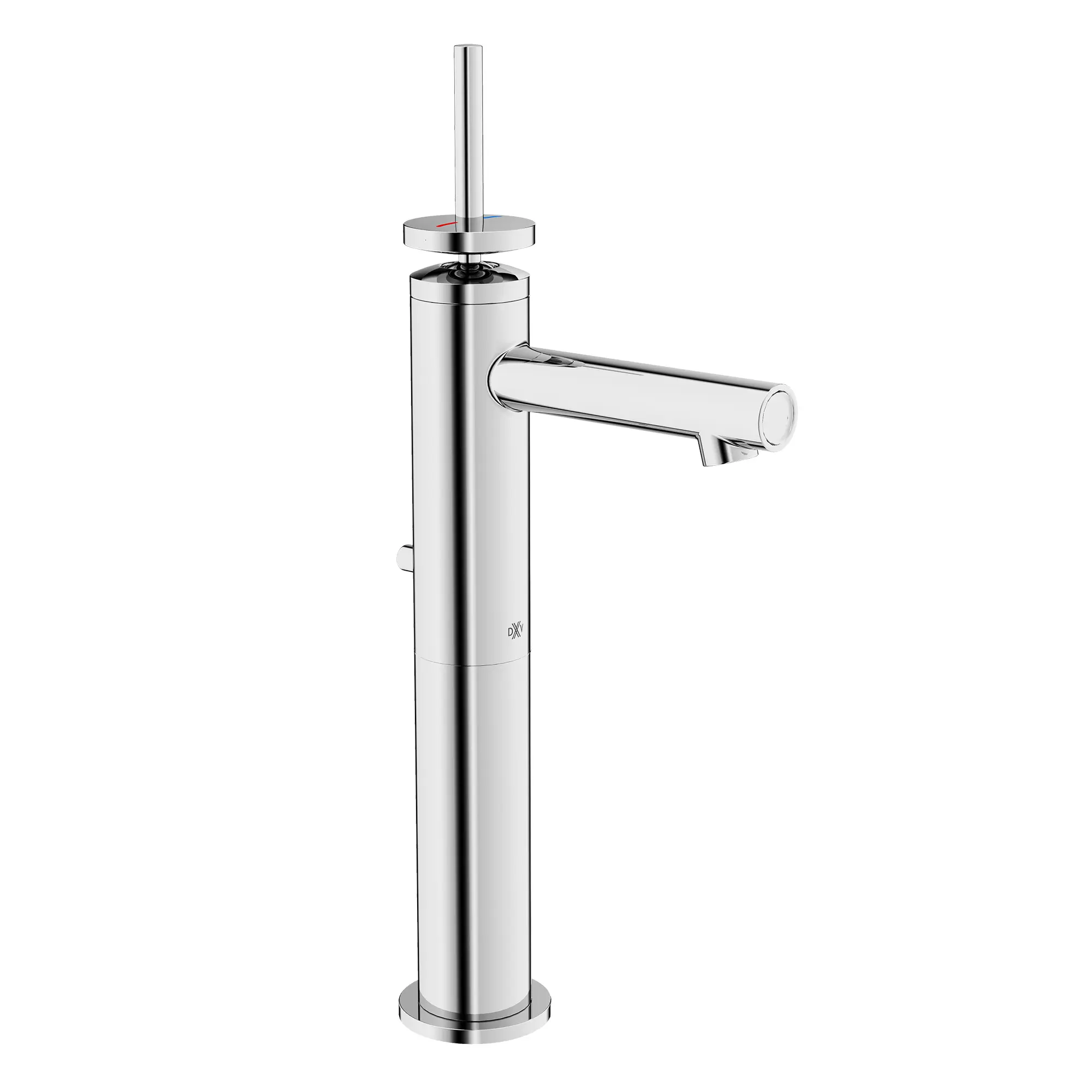 Percy® Single Handle Vessel Bathroom Faucet with Indicator Markings and Stem Handle