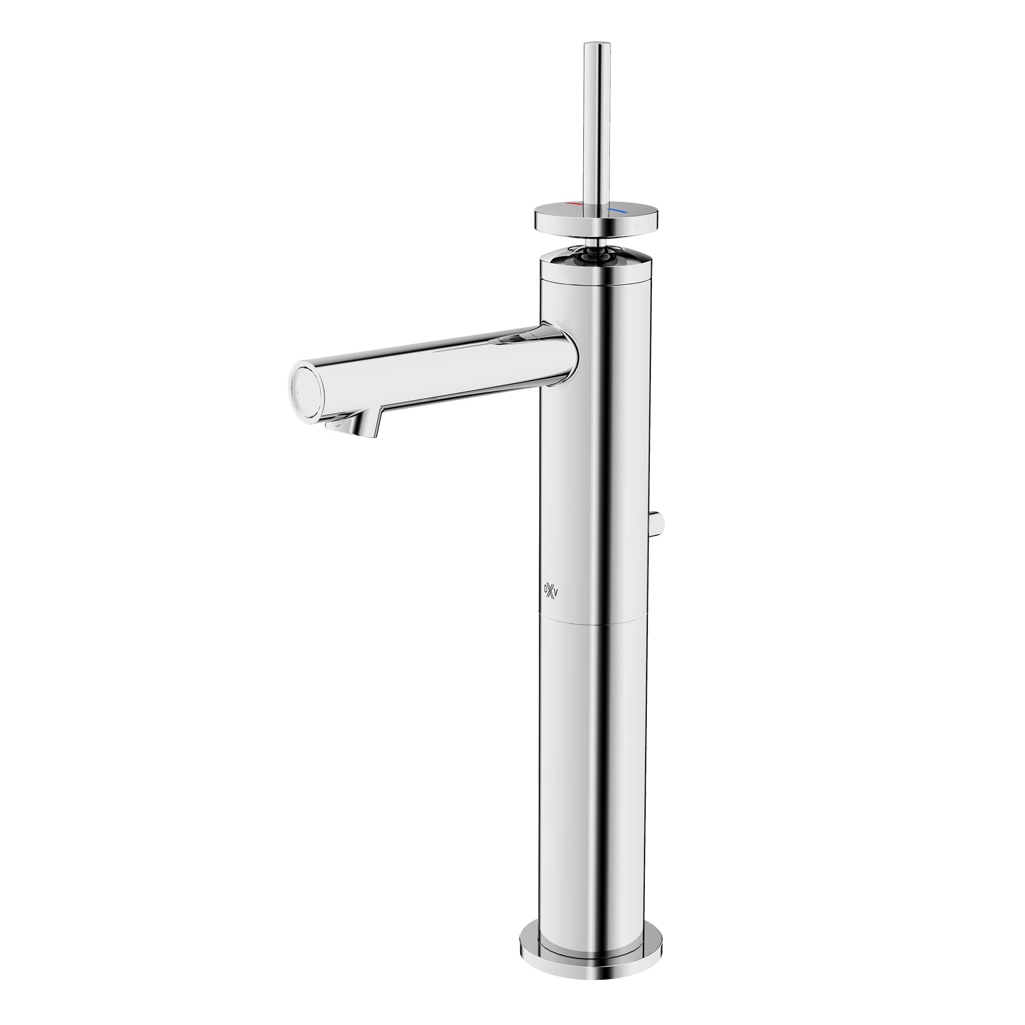 Percy® Single Handle Vessel Bathroom Faucet with Indicator Markings and Stem Handle
