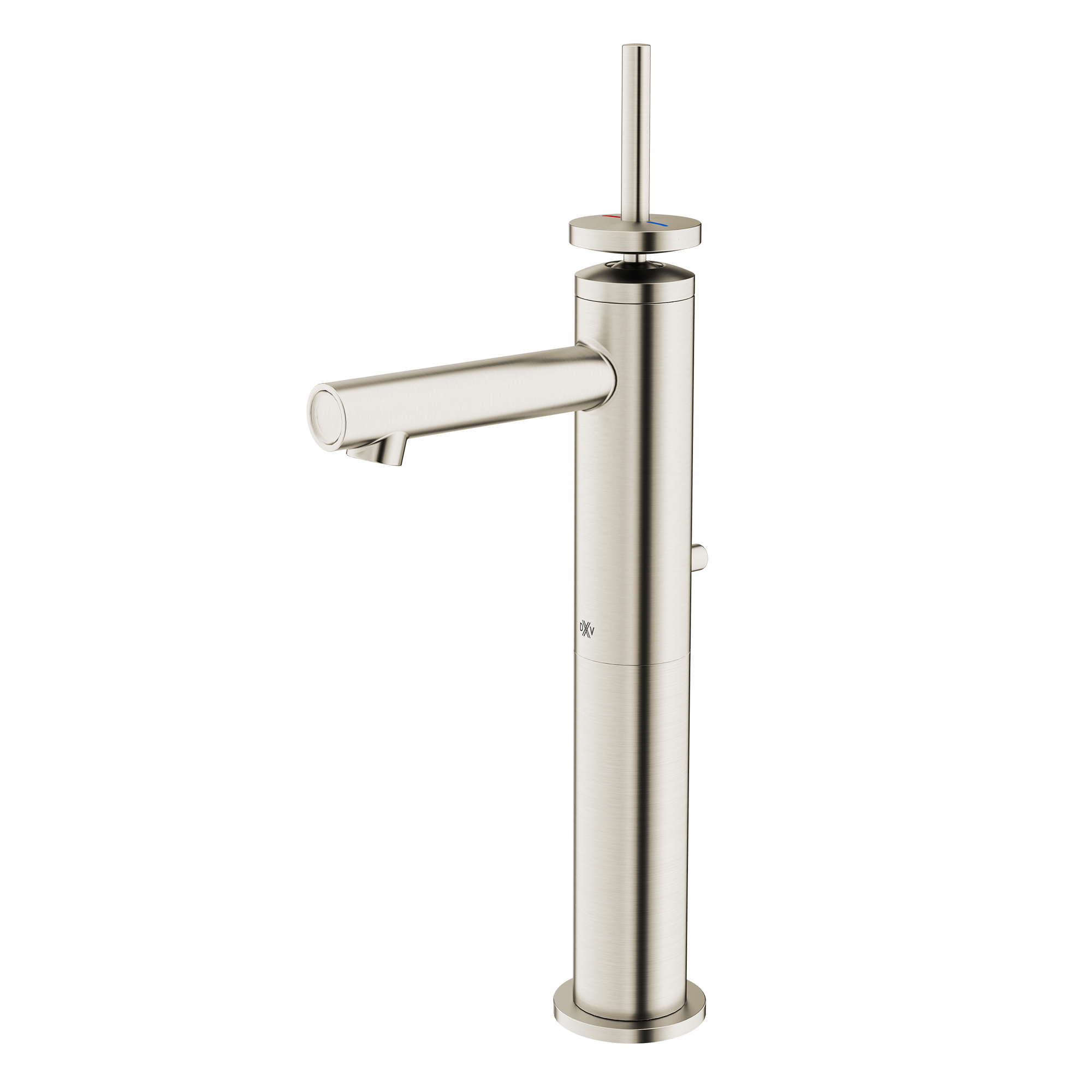 Percy Single Handle Vessel Bathroom Faucet with Indicator Markings and Stem Handle